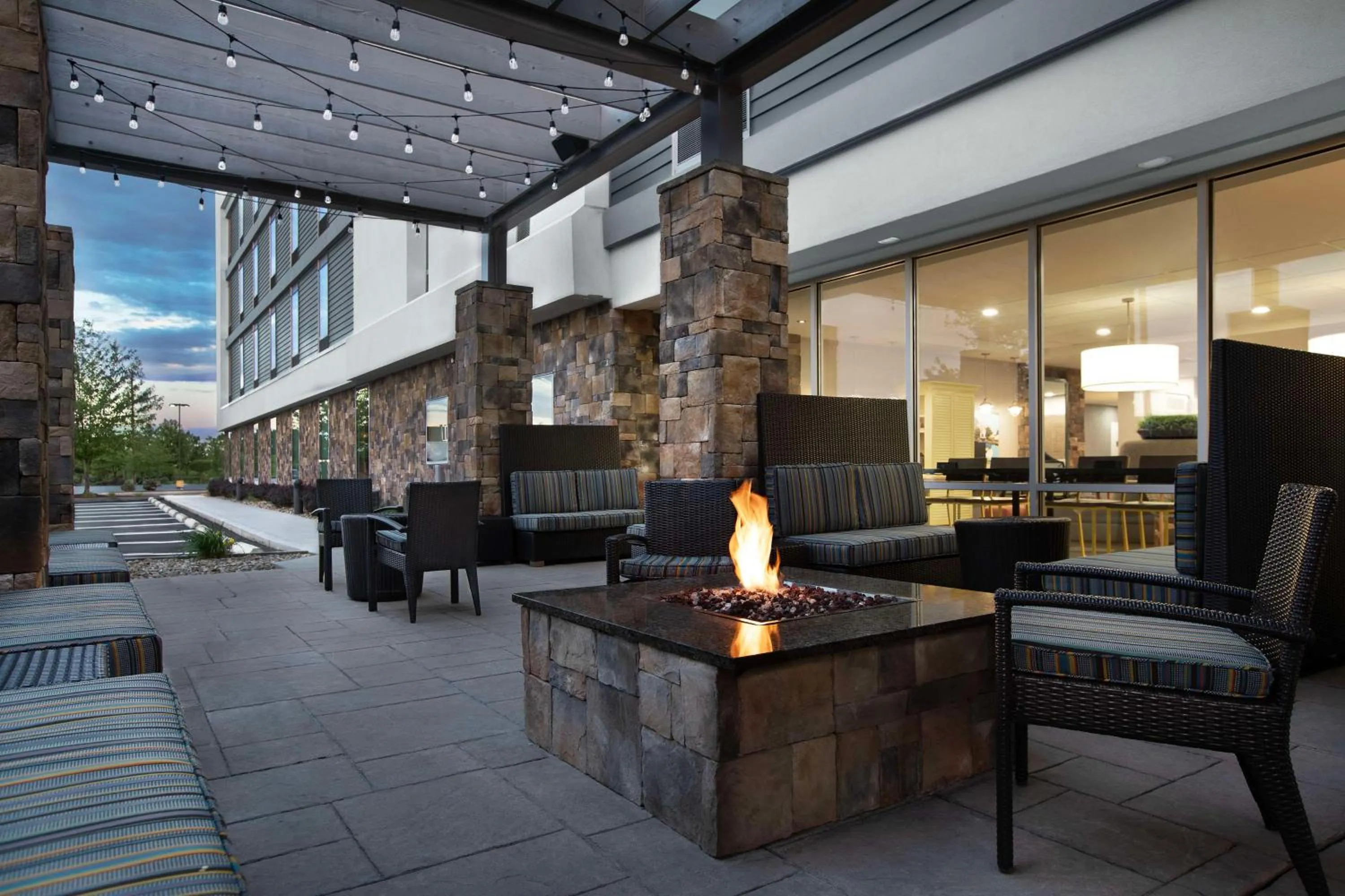 Patio in Home2 Suites by Hilton Pittsburgh - McCandless, PA