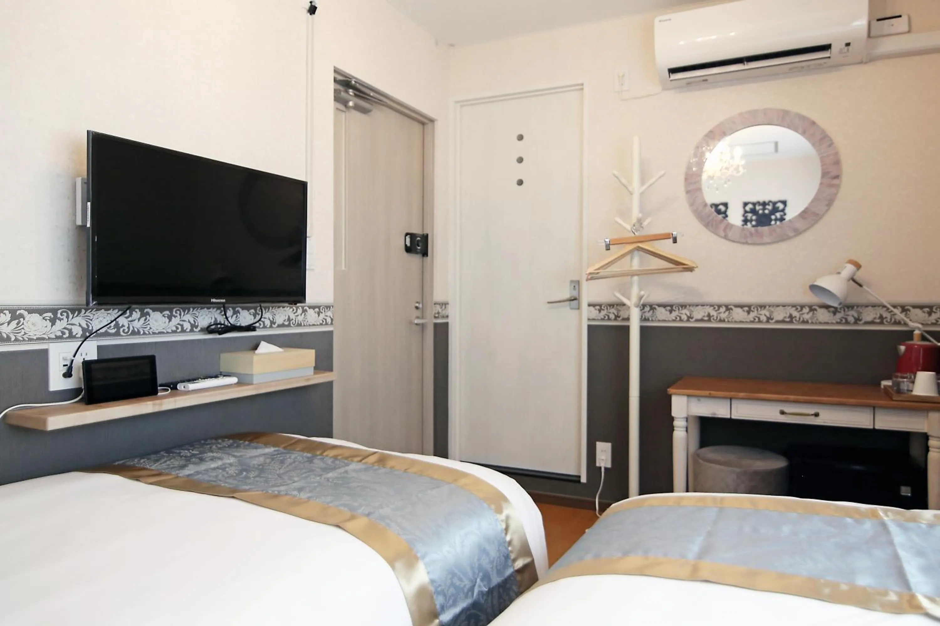 Bed in SHINJUKU GLOBAL HOTEL