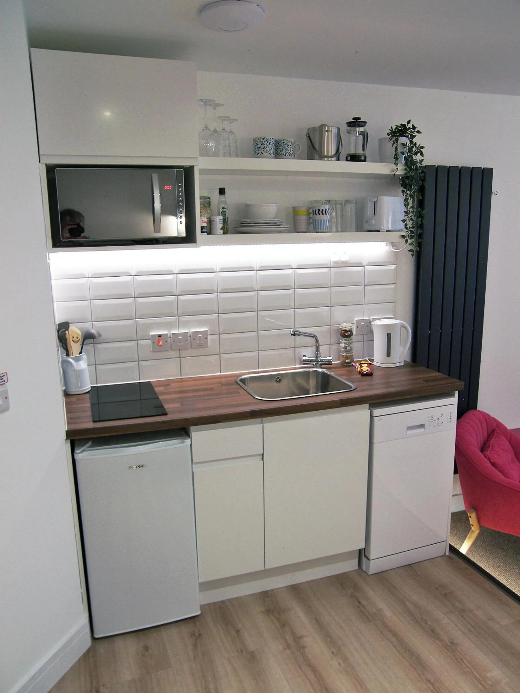Kitchen or kitchenette in Beaverhall Apartments