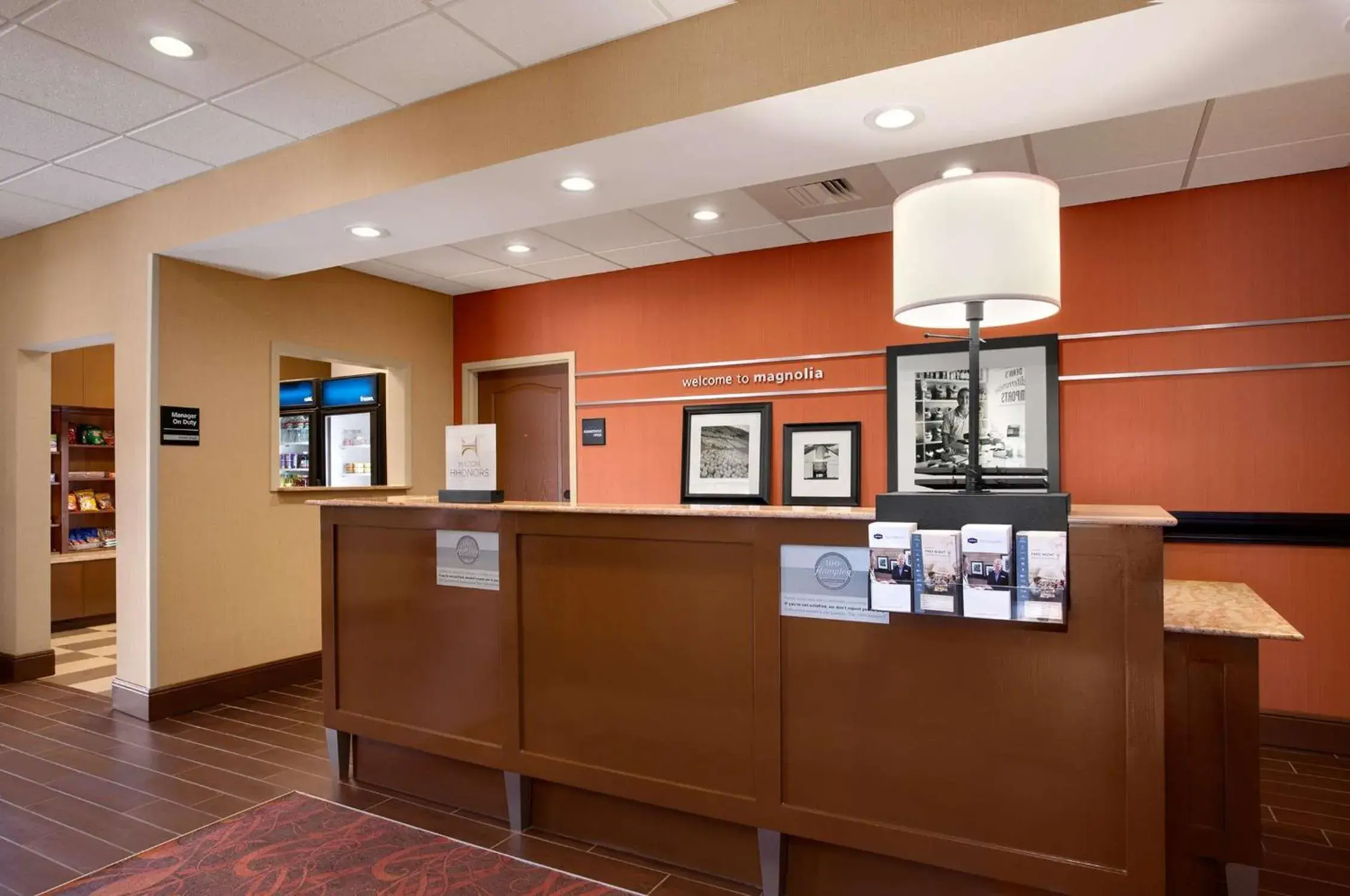 Lobby or reception in Hampton Inn Magnolia Lobby or reception in Hampton Inn Magnolia
