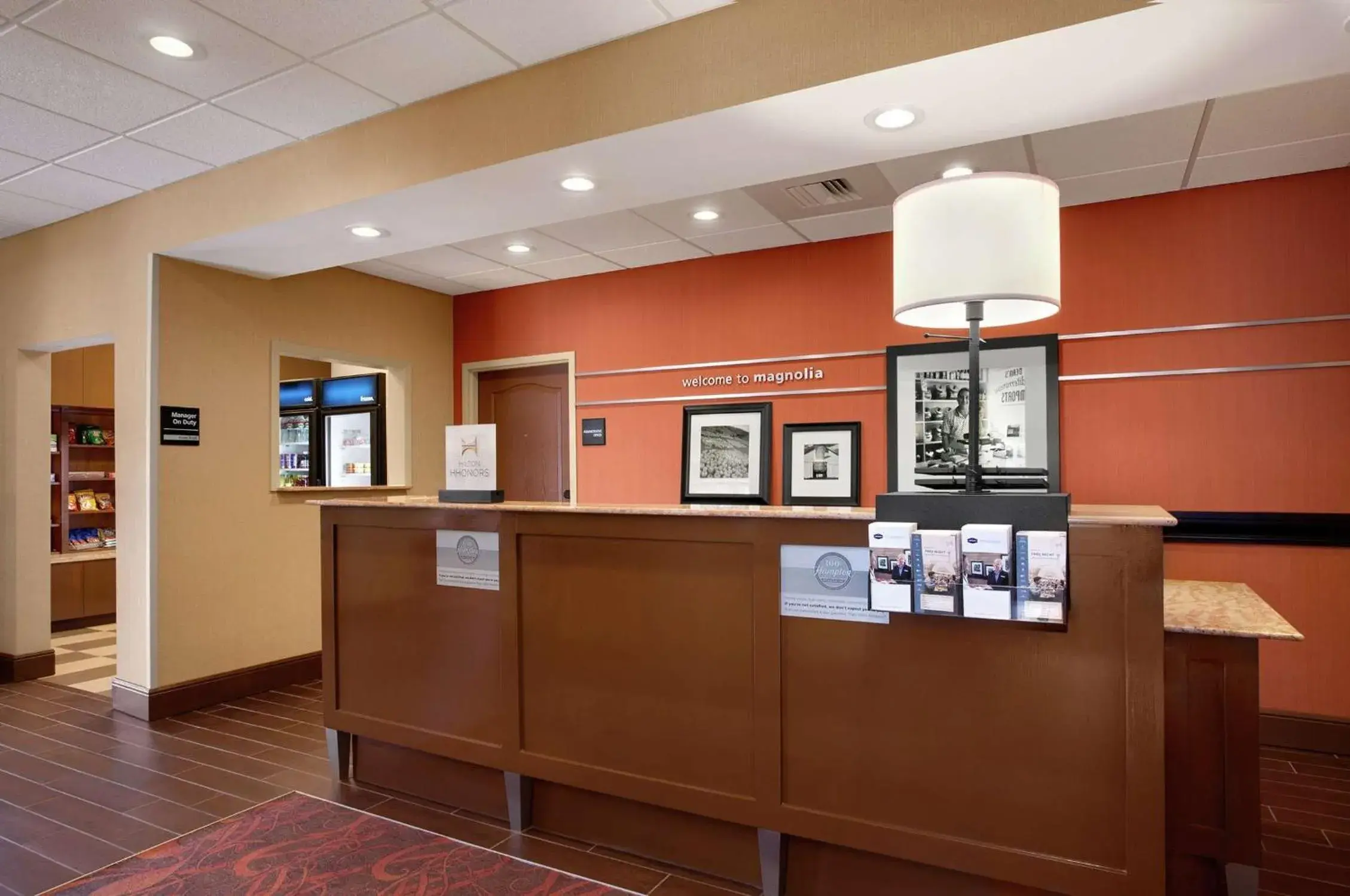 Lobby or reception in Hampton Inn Magnolia Lobby or reception in Hampton Inn Magnolia