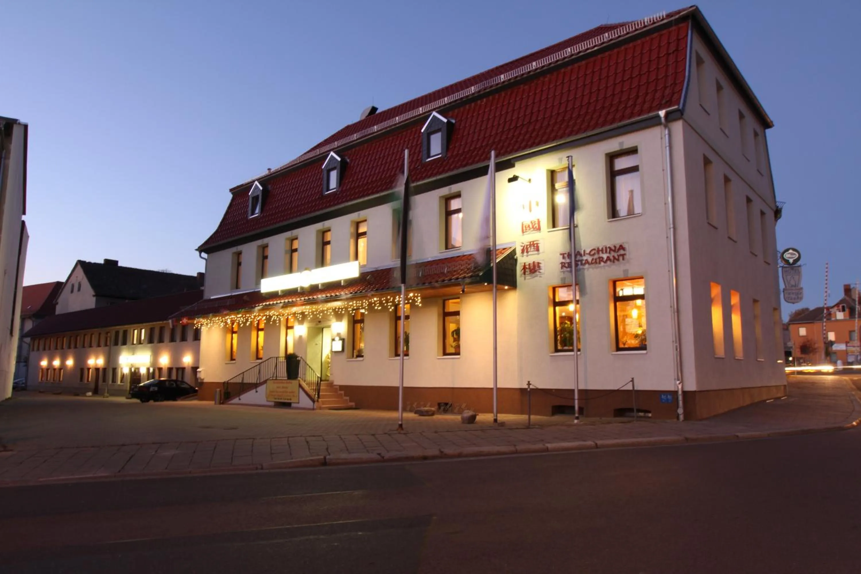Property building in Hotel Weisse Taube