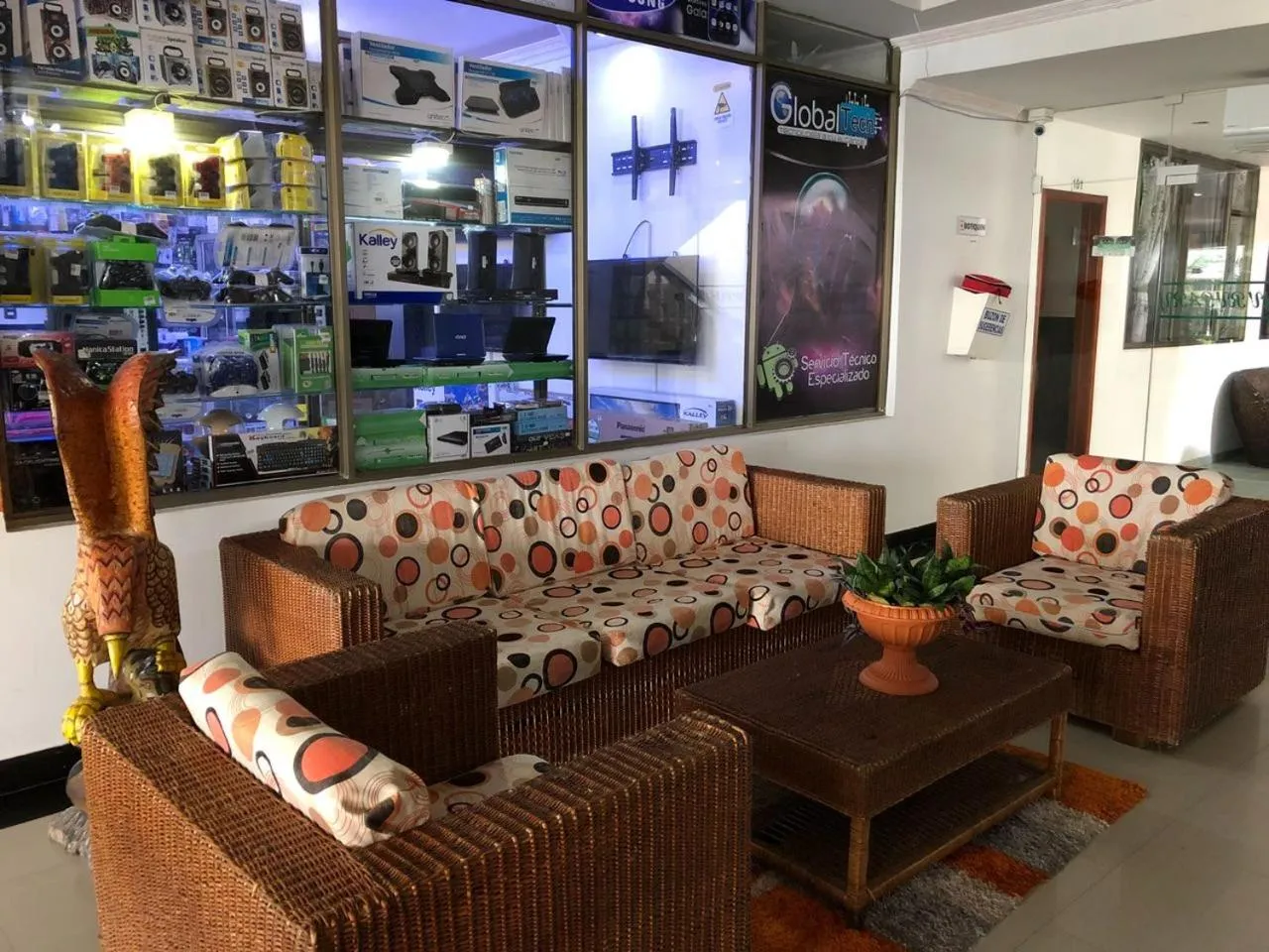 Living room in Hotel Yurupary AMAZONAS