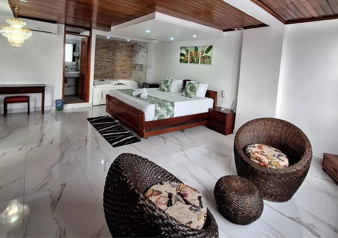 Bedroom, Bed in Hotel Yurupary AMAZONAS