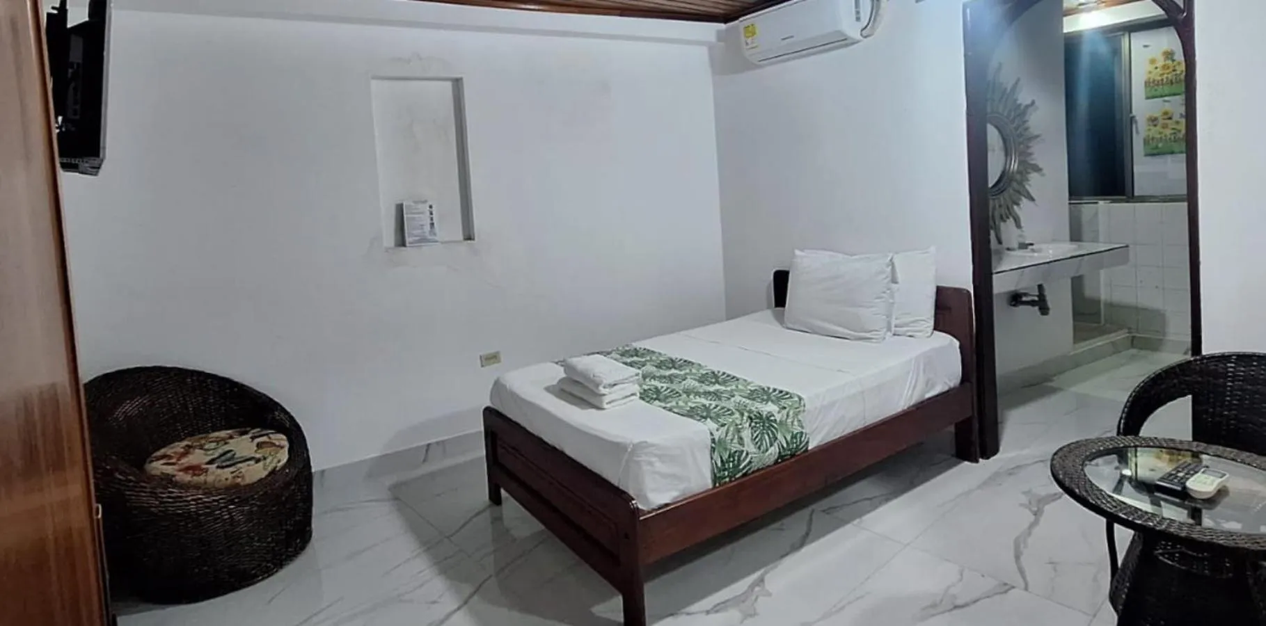 Bed in Hotel Yurupary AMAZONAS