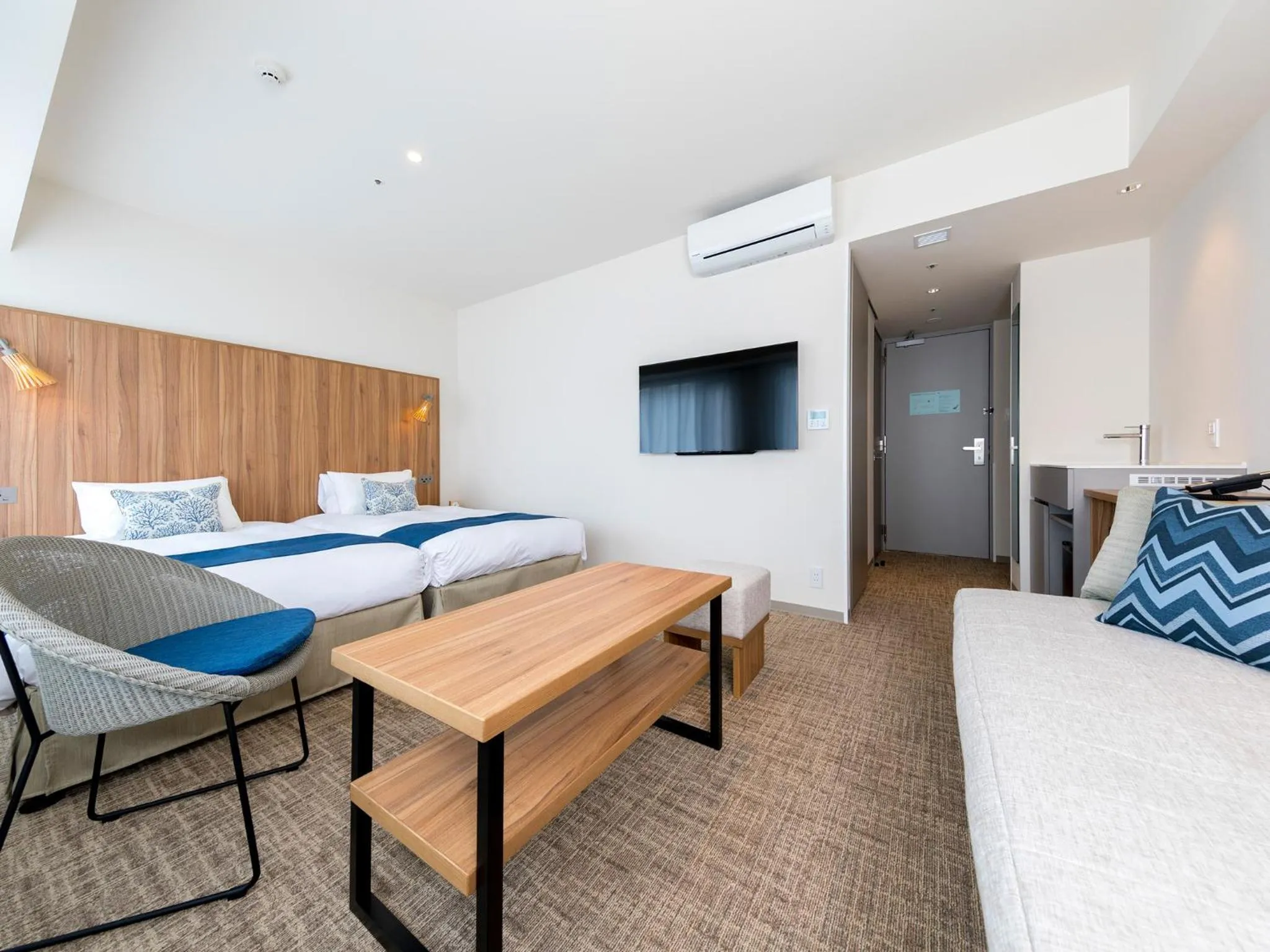 Photo of the whole room, Bed in Tokyu Stay Okinawa Naha