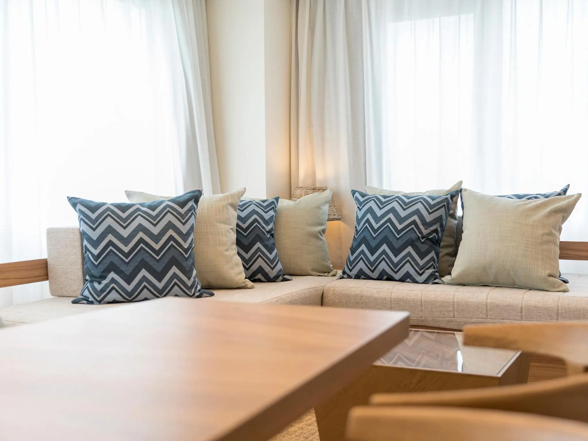 Seating area in Tokyu Stay Okinawa Naha