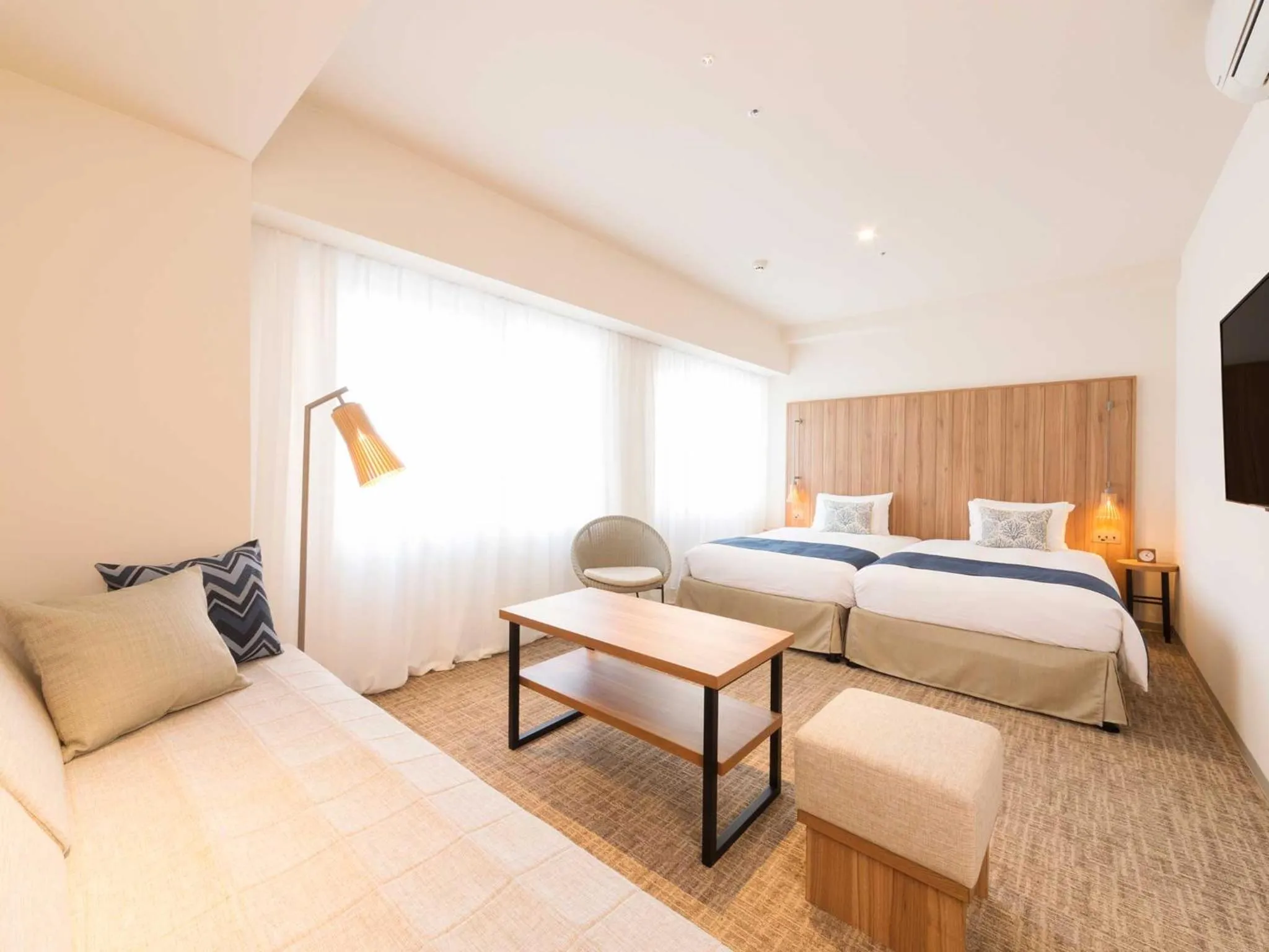 Bed in Tokyu Stay Okinawa Naha