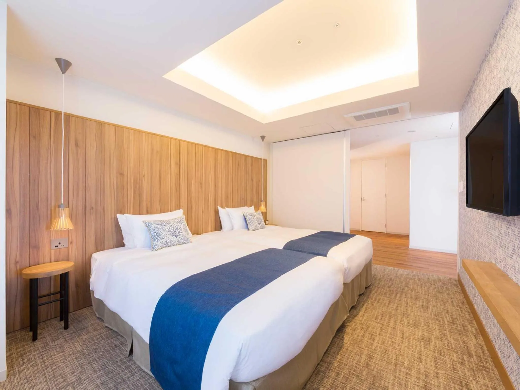 Bed in Tokyu Stay Okinawa Naha