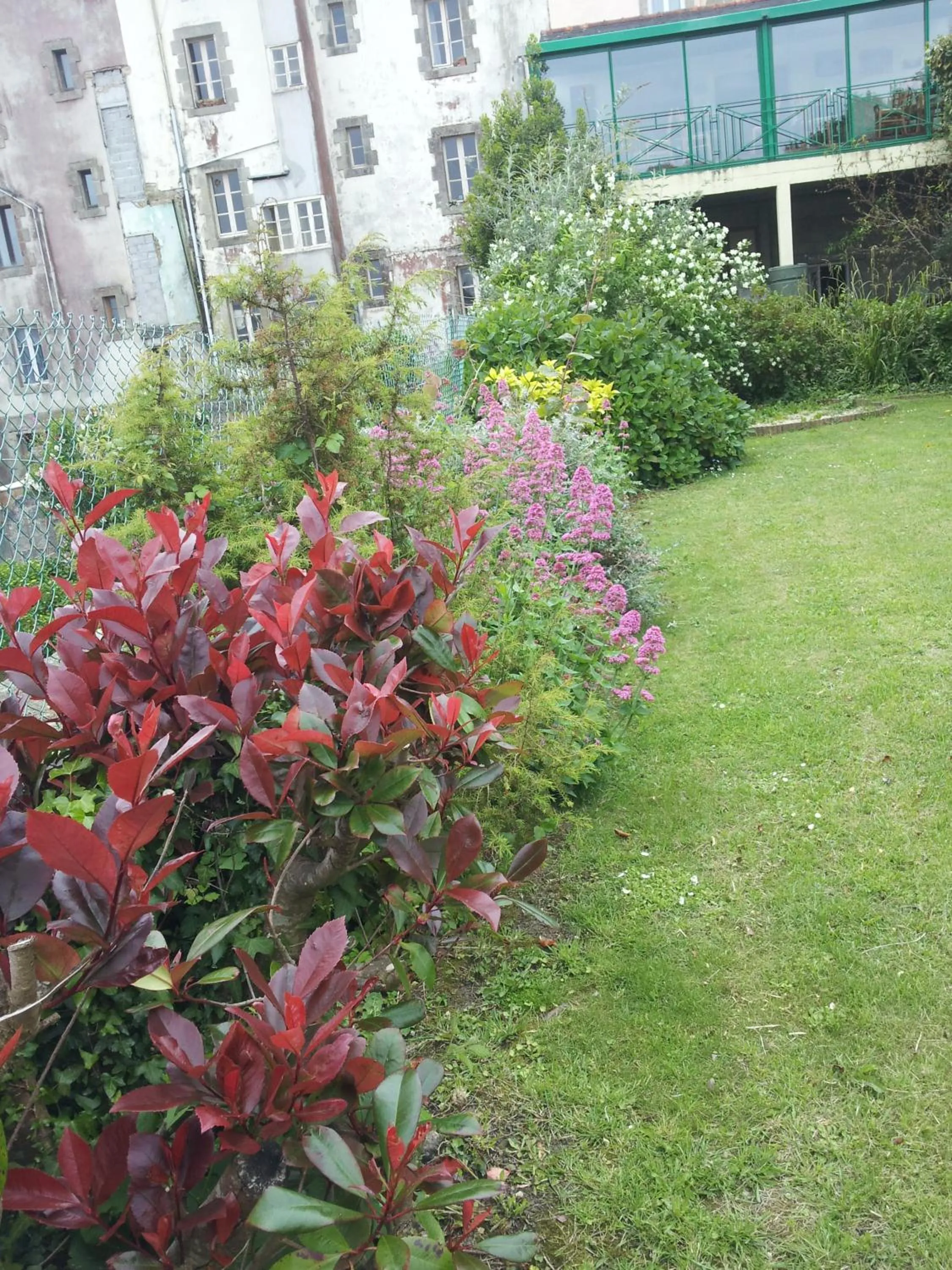 Garden in Cit'Hotel Du Port Rhu