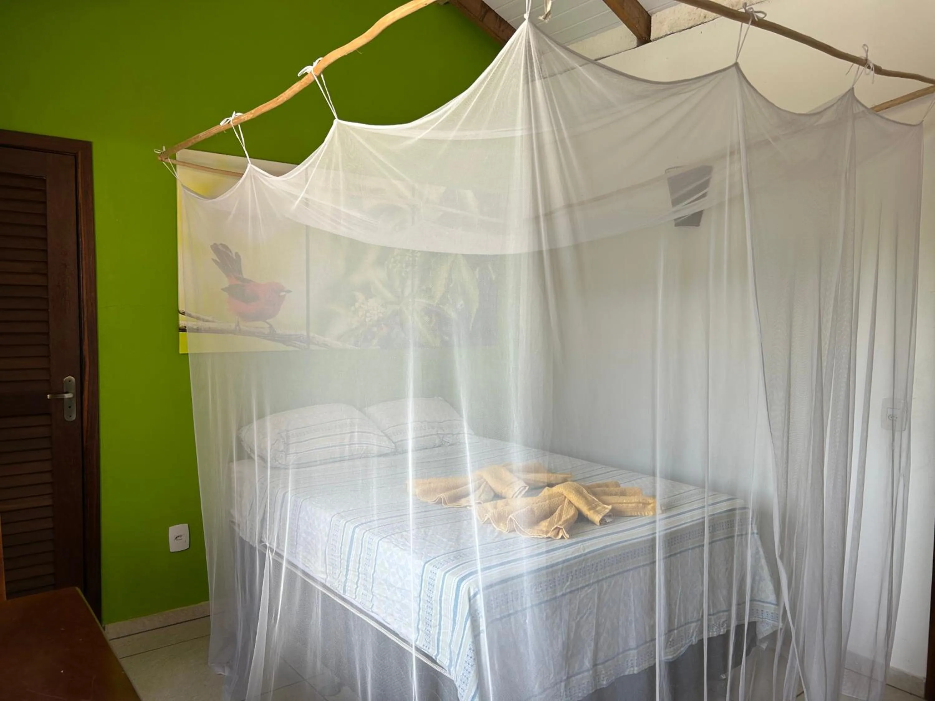 Bed in Fazenda Eco-Jardim
