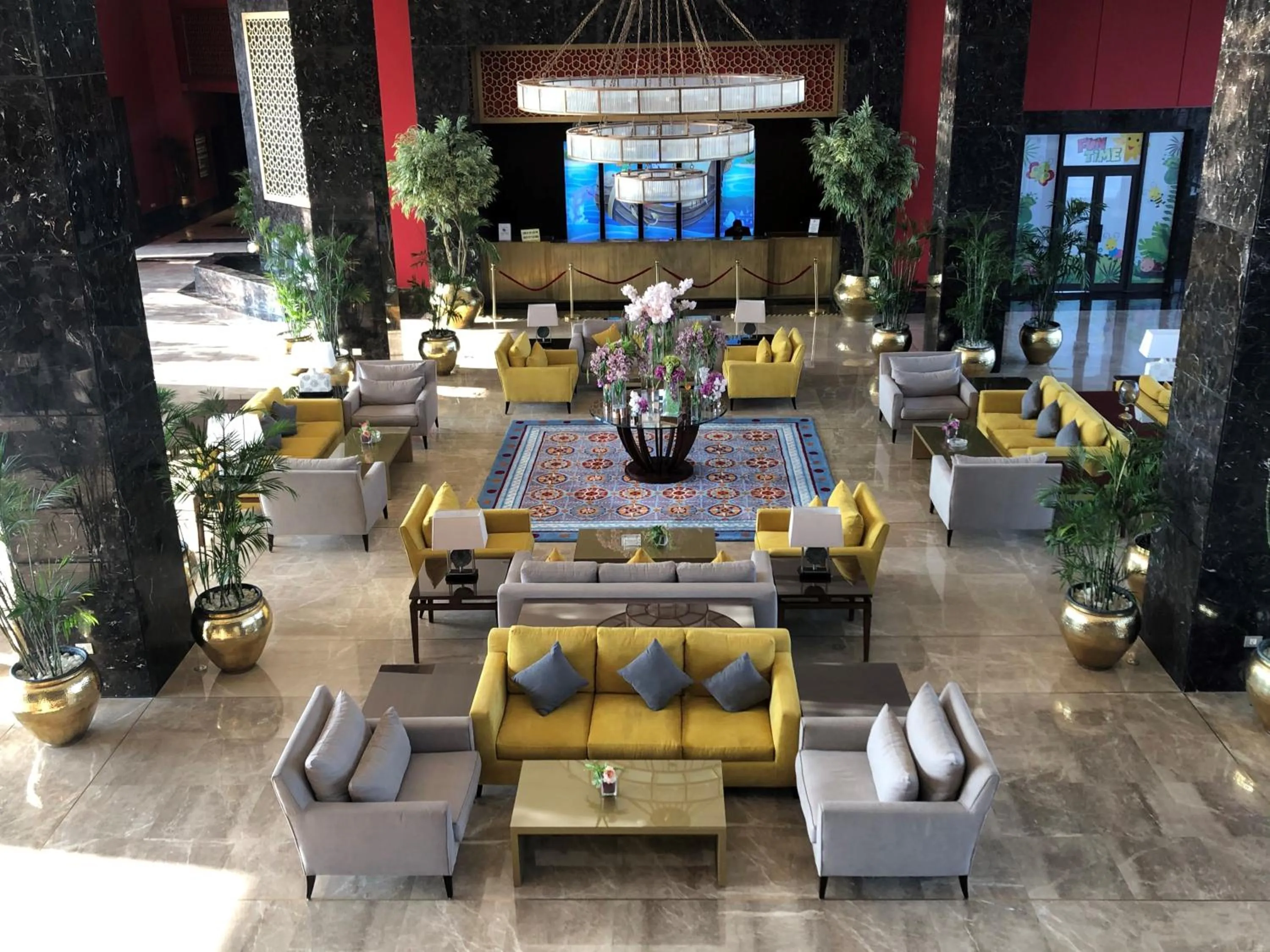 Lobby or reception in Porto Said Hotel & Spa