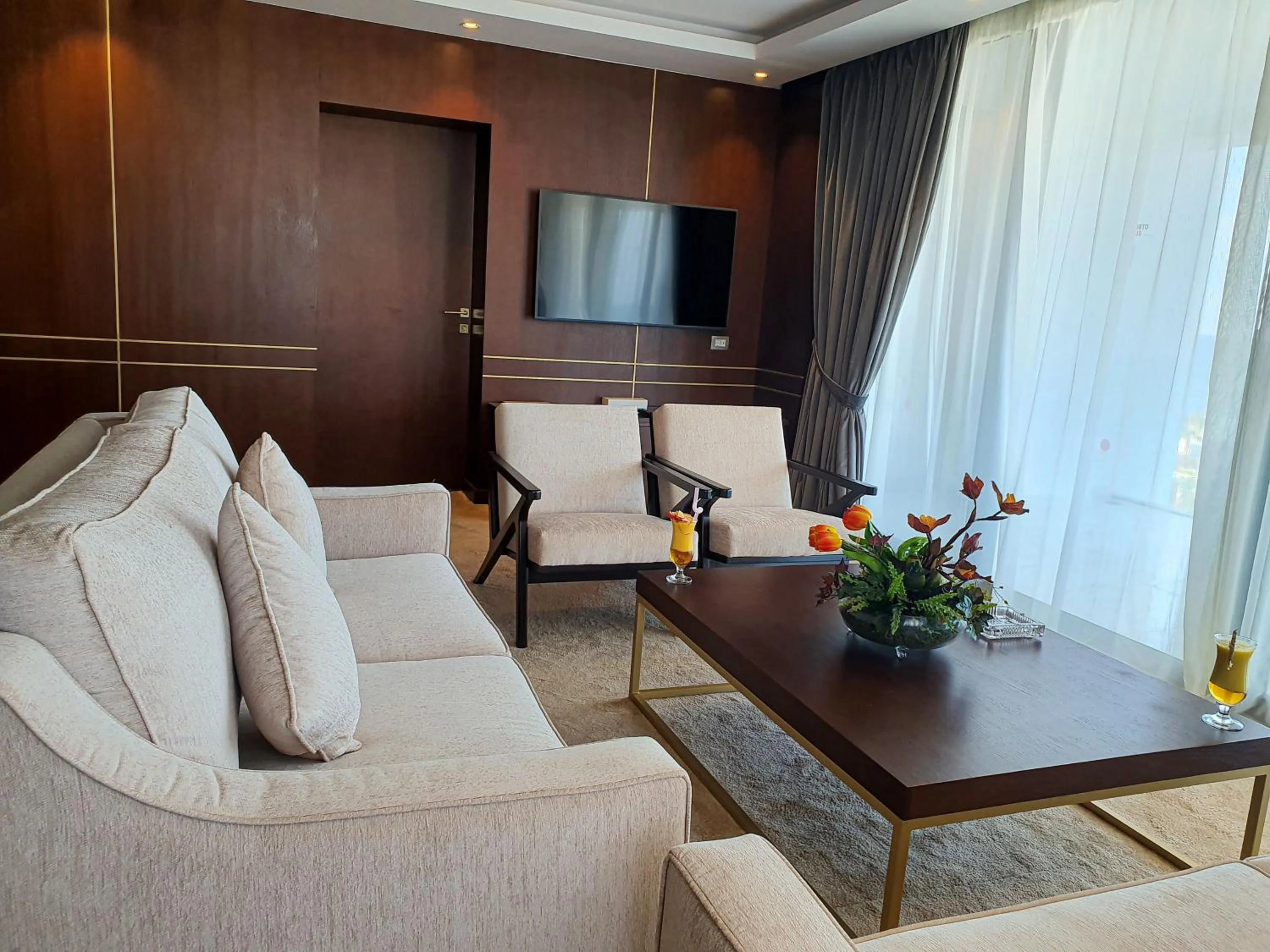 Living room in Porto Said Hotel & Spa