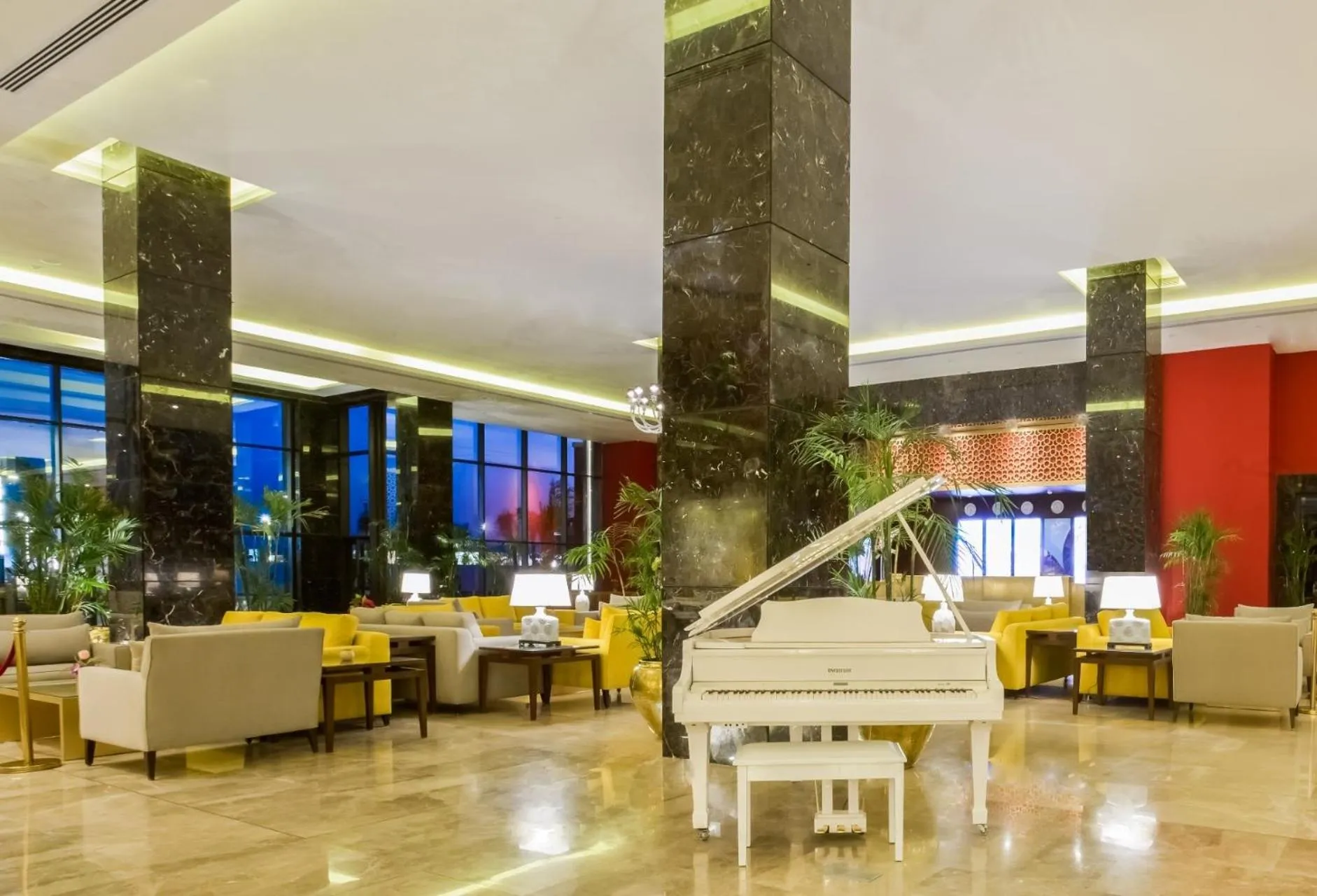 Lobby or reception in Porto Said Hotel & Spa