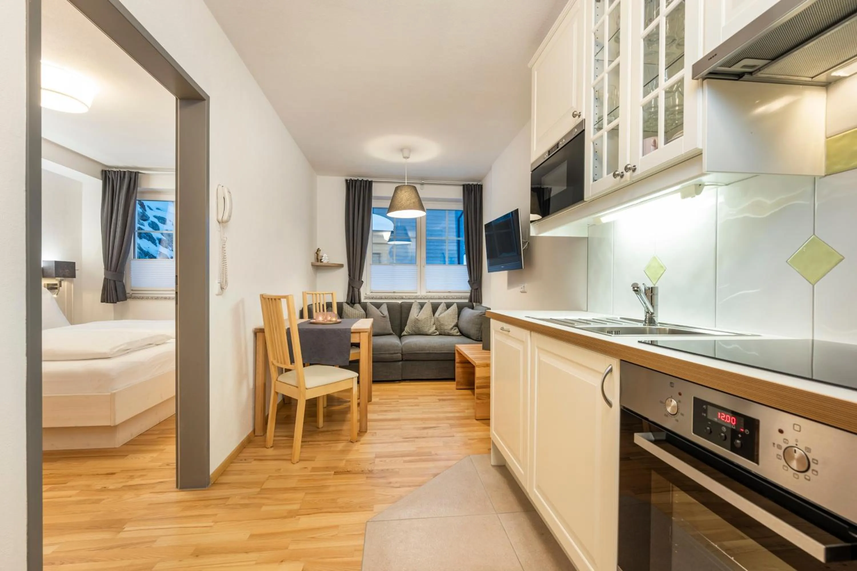 Bed in Appartement Haus Faßwald