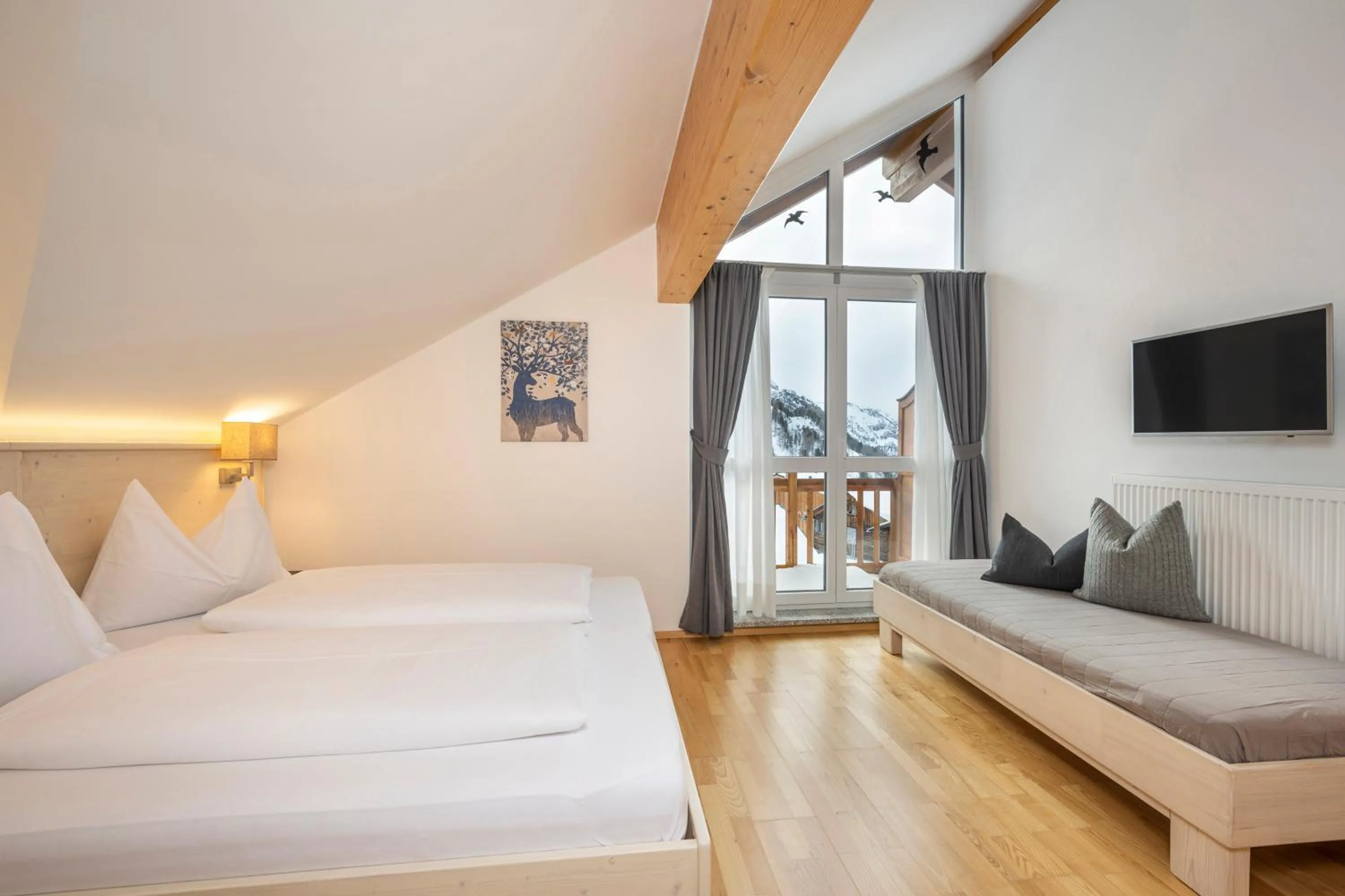 Bed in Appartement Haus Faßwald