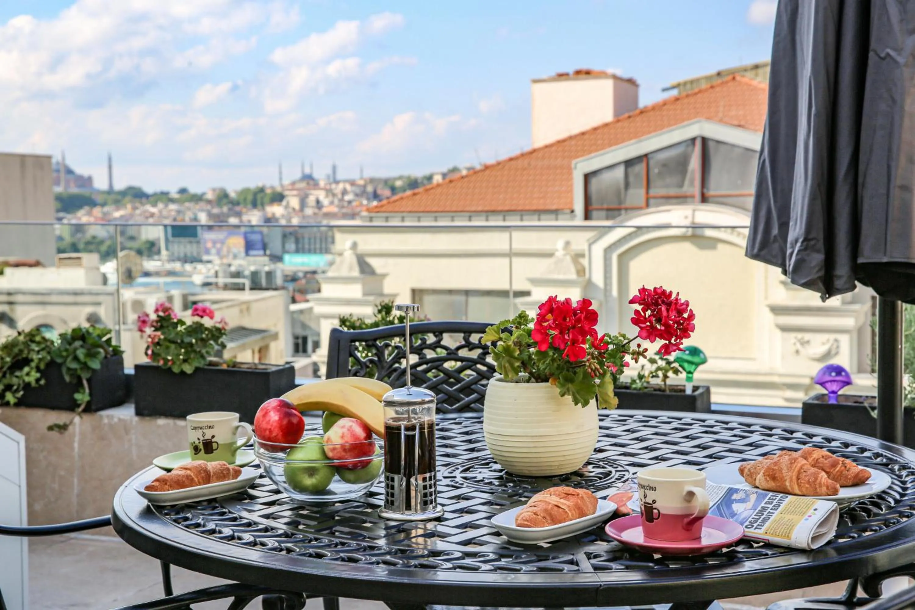 Balcony/Terrace in No 8 Galata