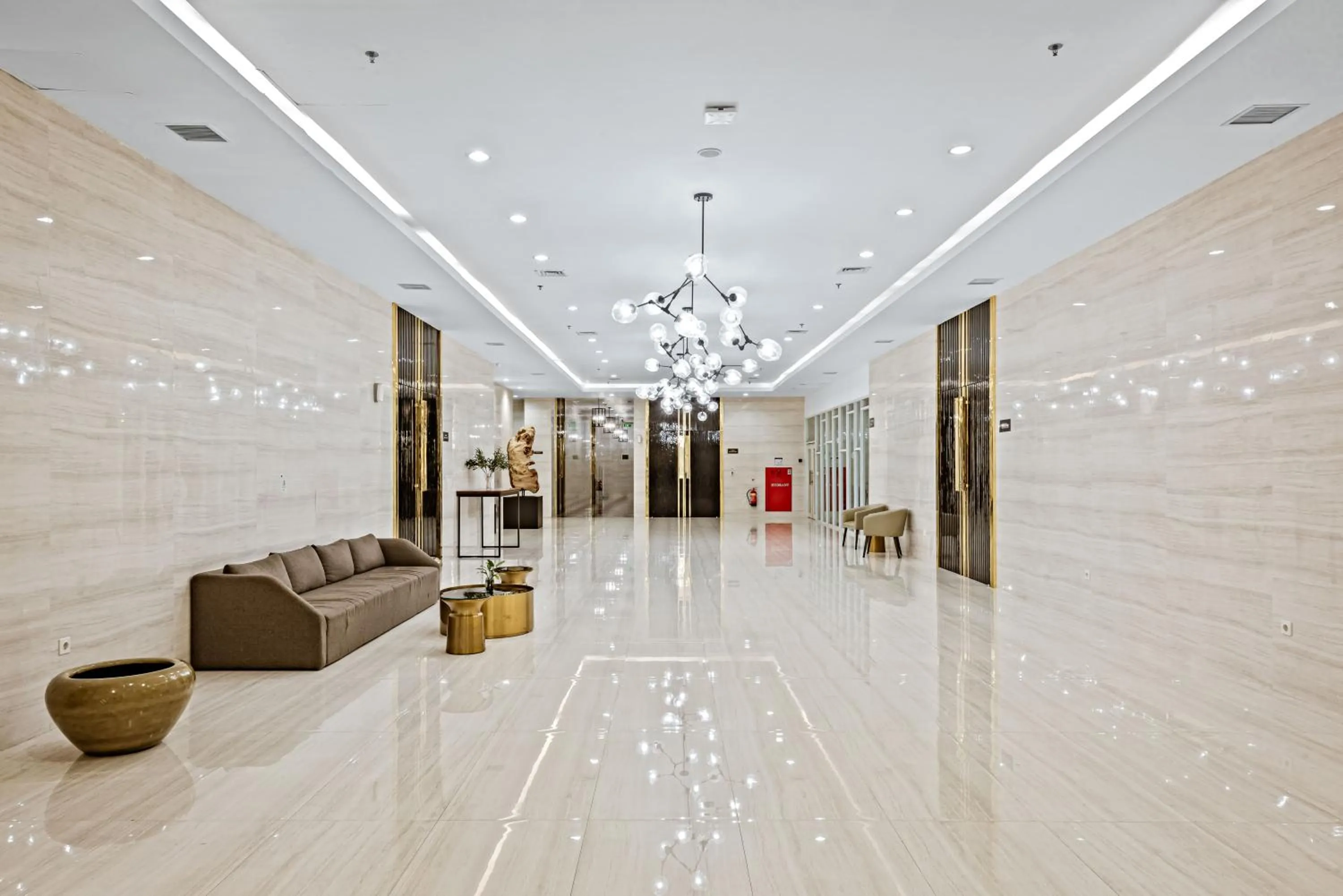 Seating area in Grand Whiz Megamas Manado