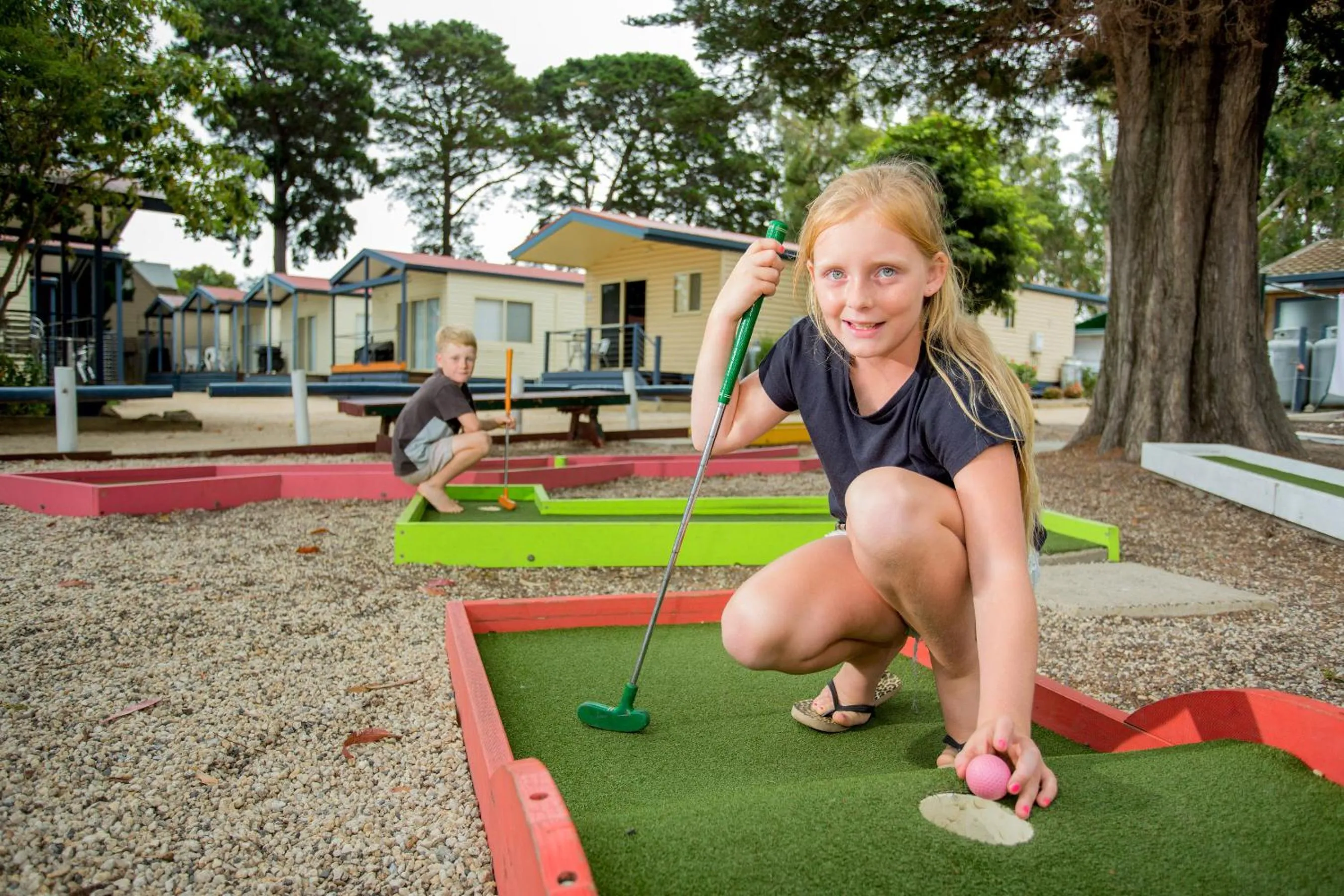 Minigolf in Ingenia Holidays Torquay Australia