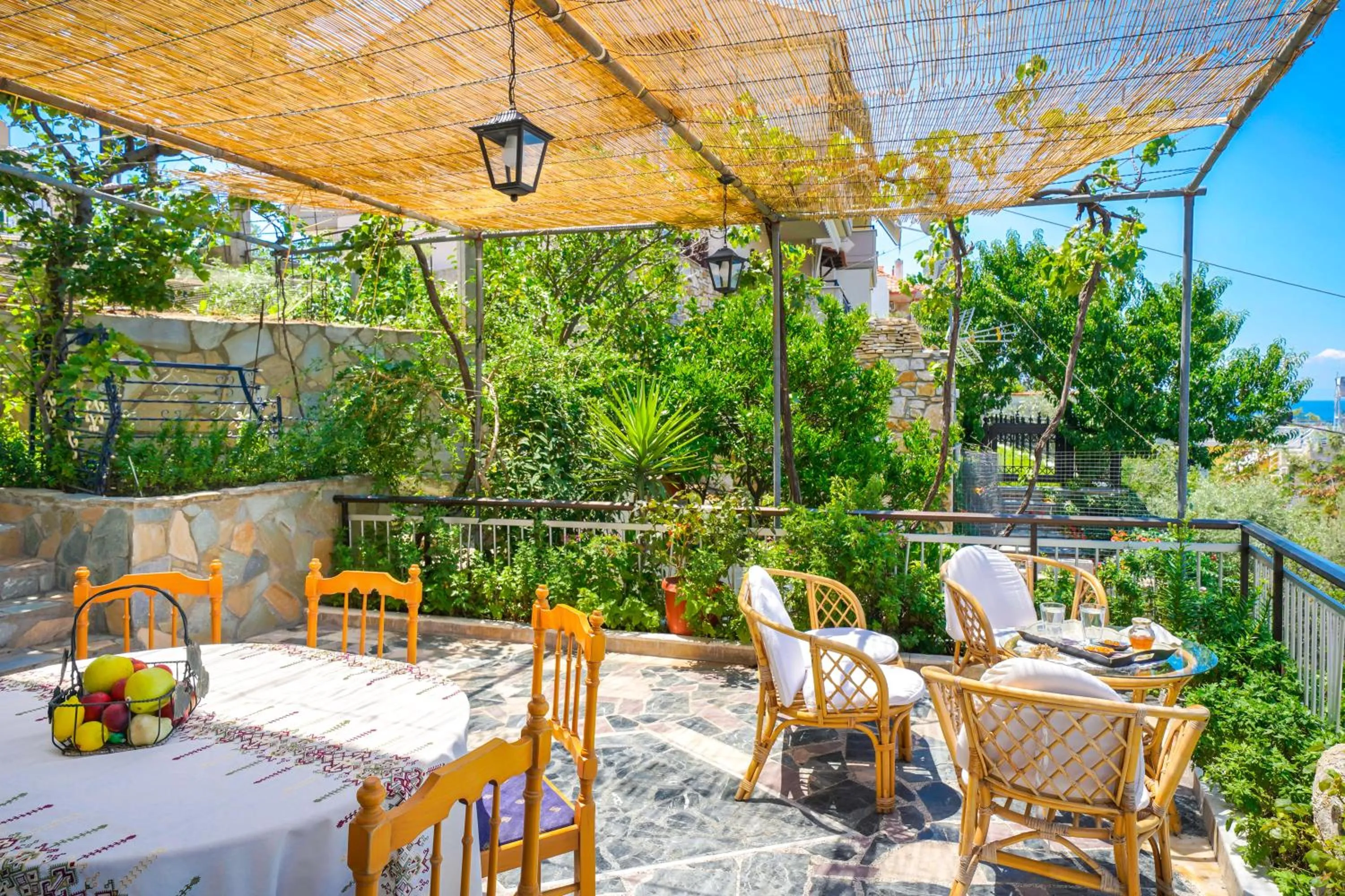 Patio in Athanasia Rooms