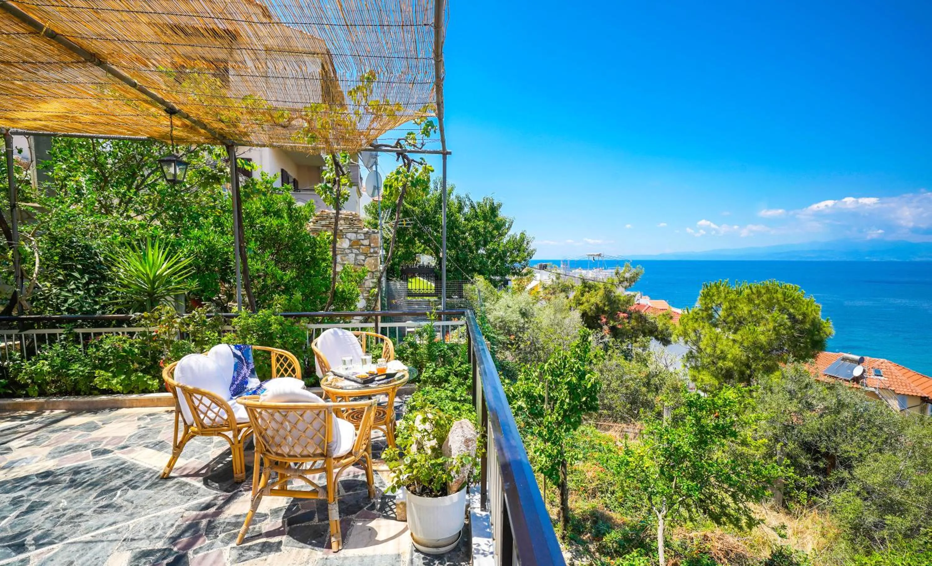 Patio in Athanasia Rooms