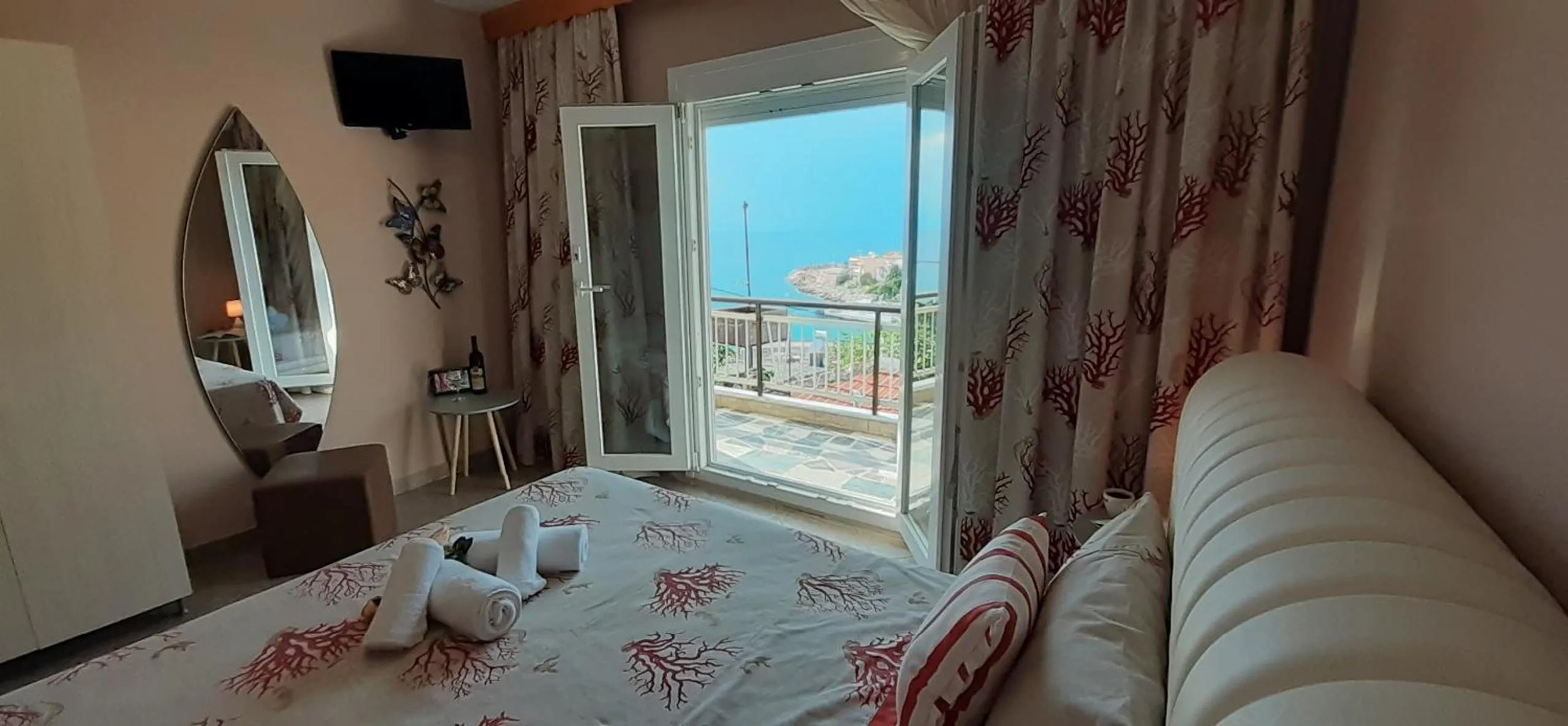 Bed in Athanasia Rooms