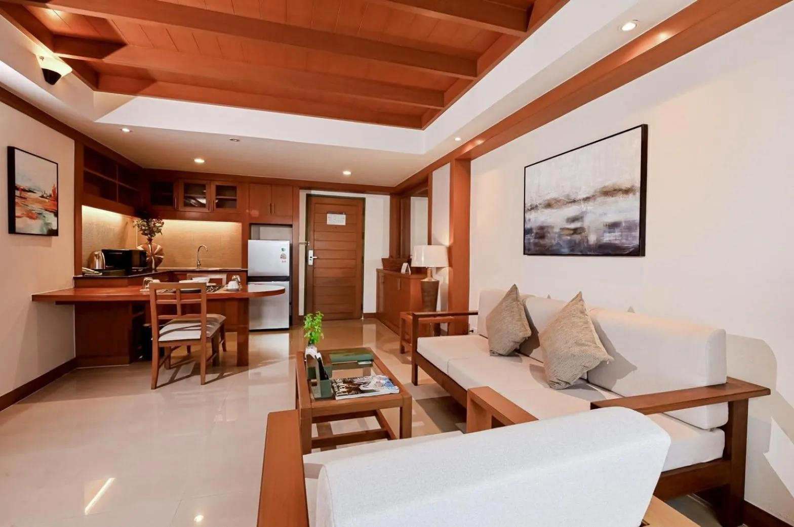 Living room in Green Residence Ayutthaya - SHA Certified