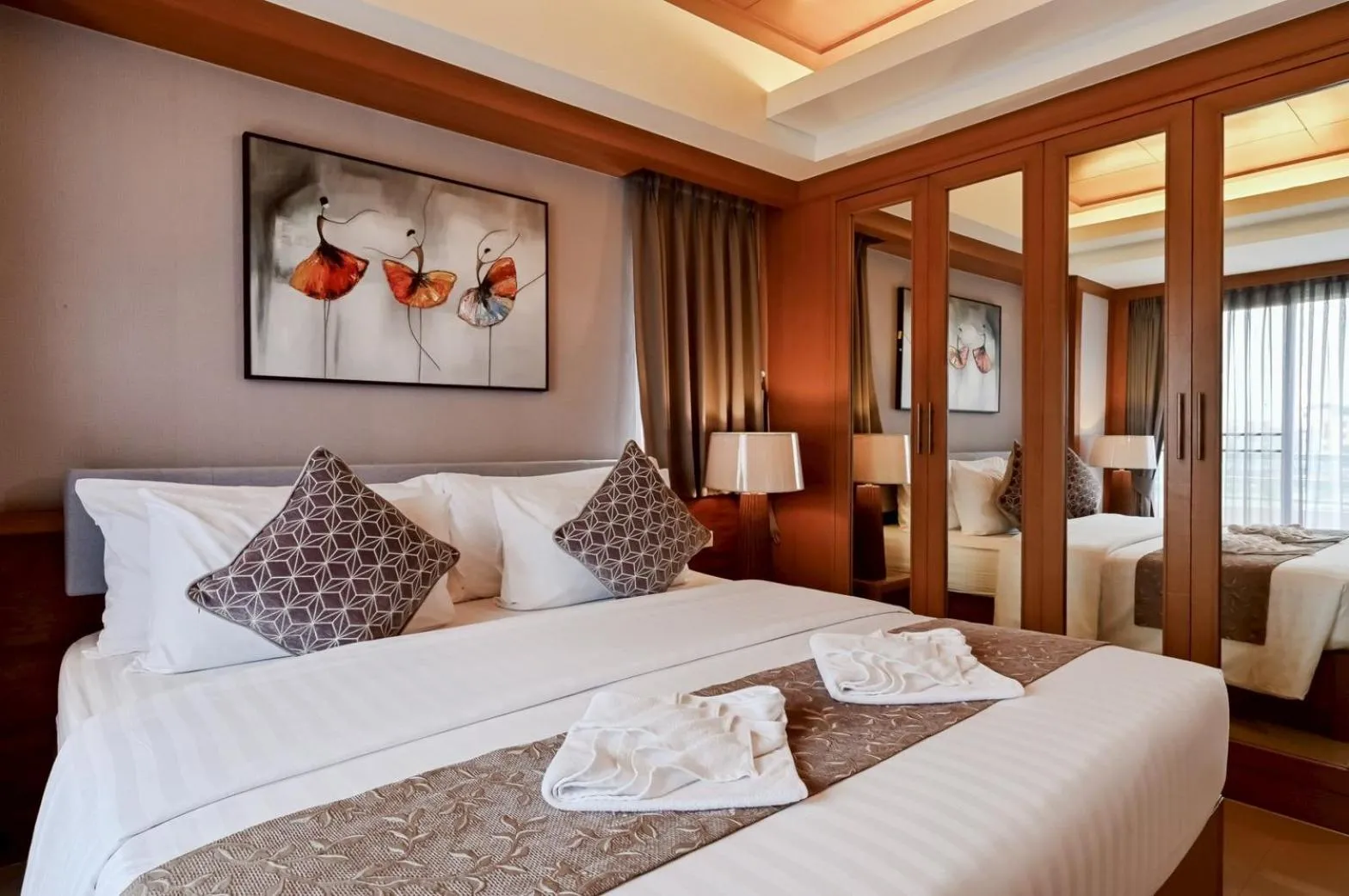 Bedroom, Bed in Green Residence Ayutthaya - SHA Certified