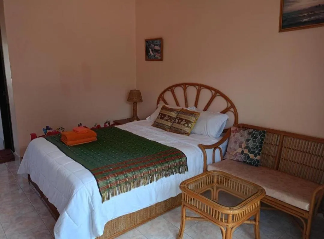 Bed in Patong Sunbeach Mansion