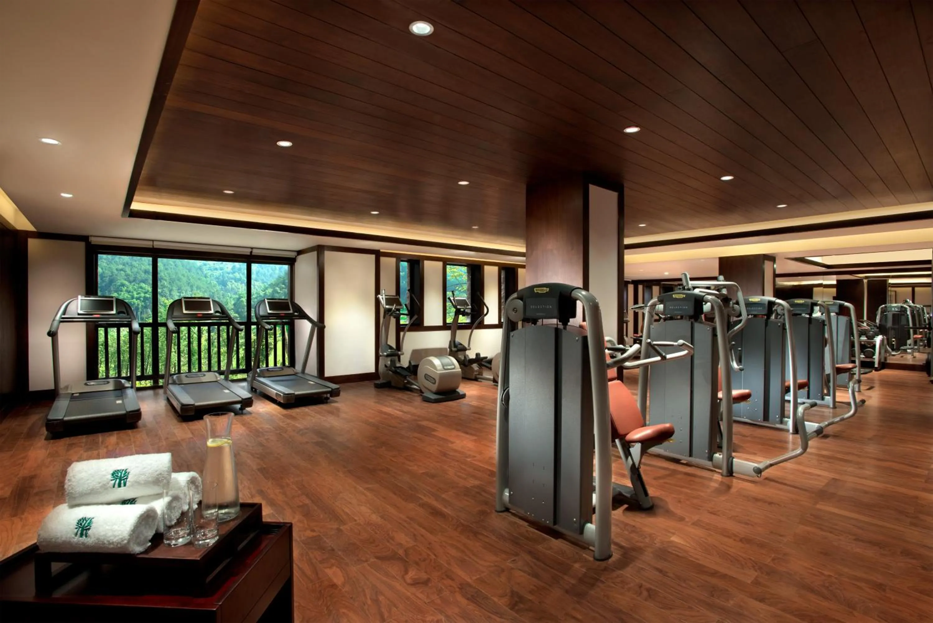 Fitness centre/facilities in Banyan Tree Chongqing Beibei