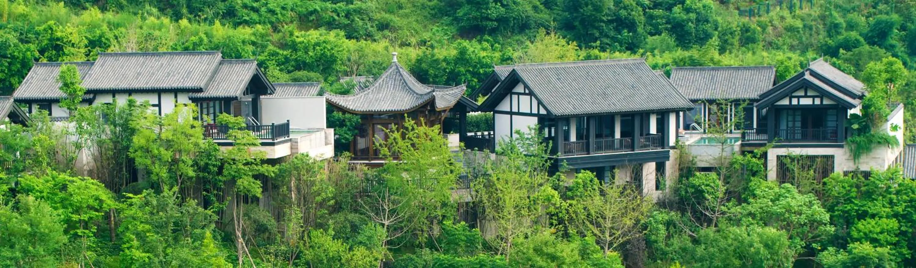 Mountain view in Banyan Tree Chongqing Beibei