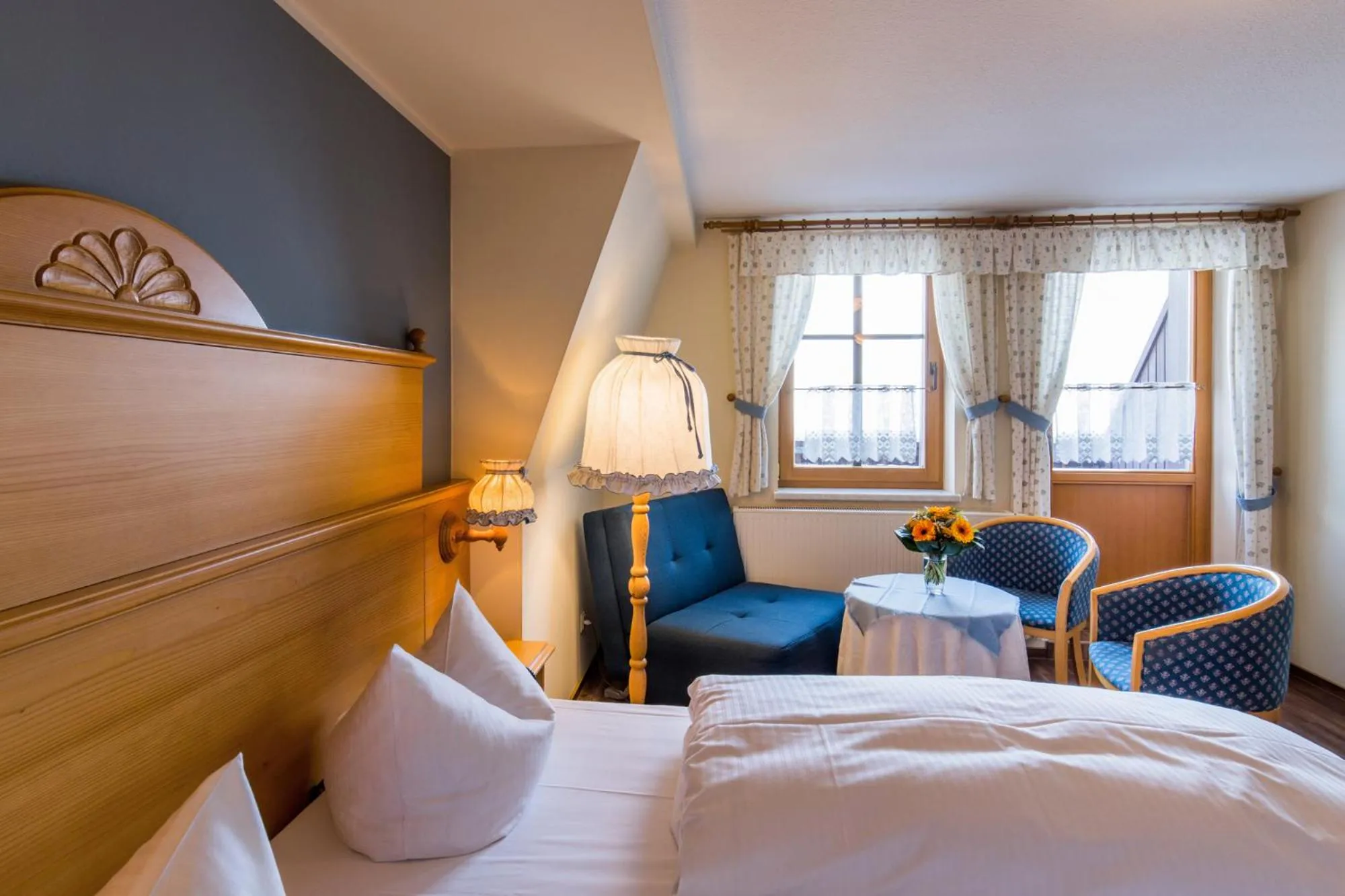 Photo of the whole room, Bed in Rübezahlbaude