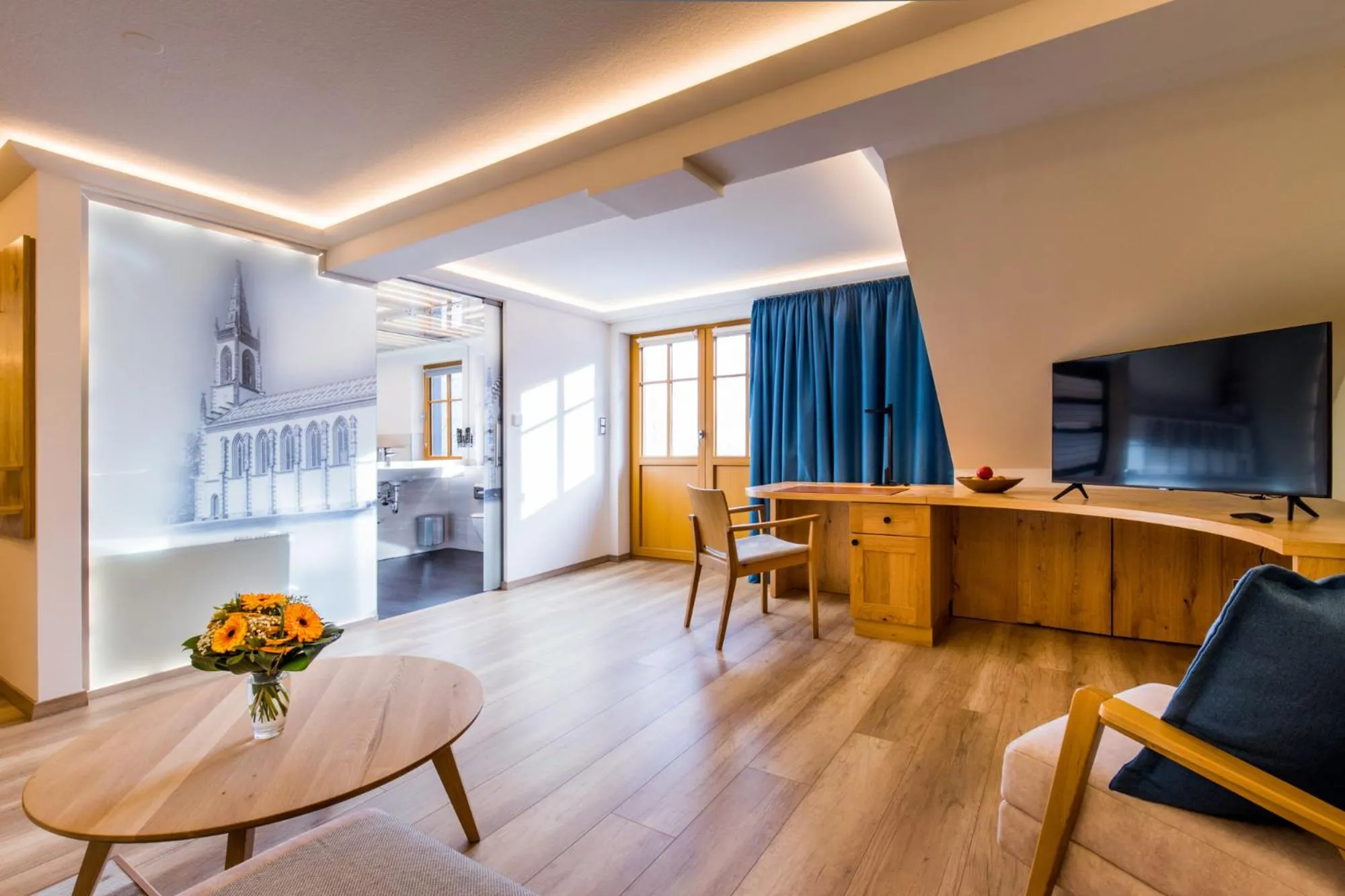 Living room in Rübezahlbaude