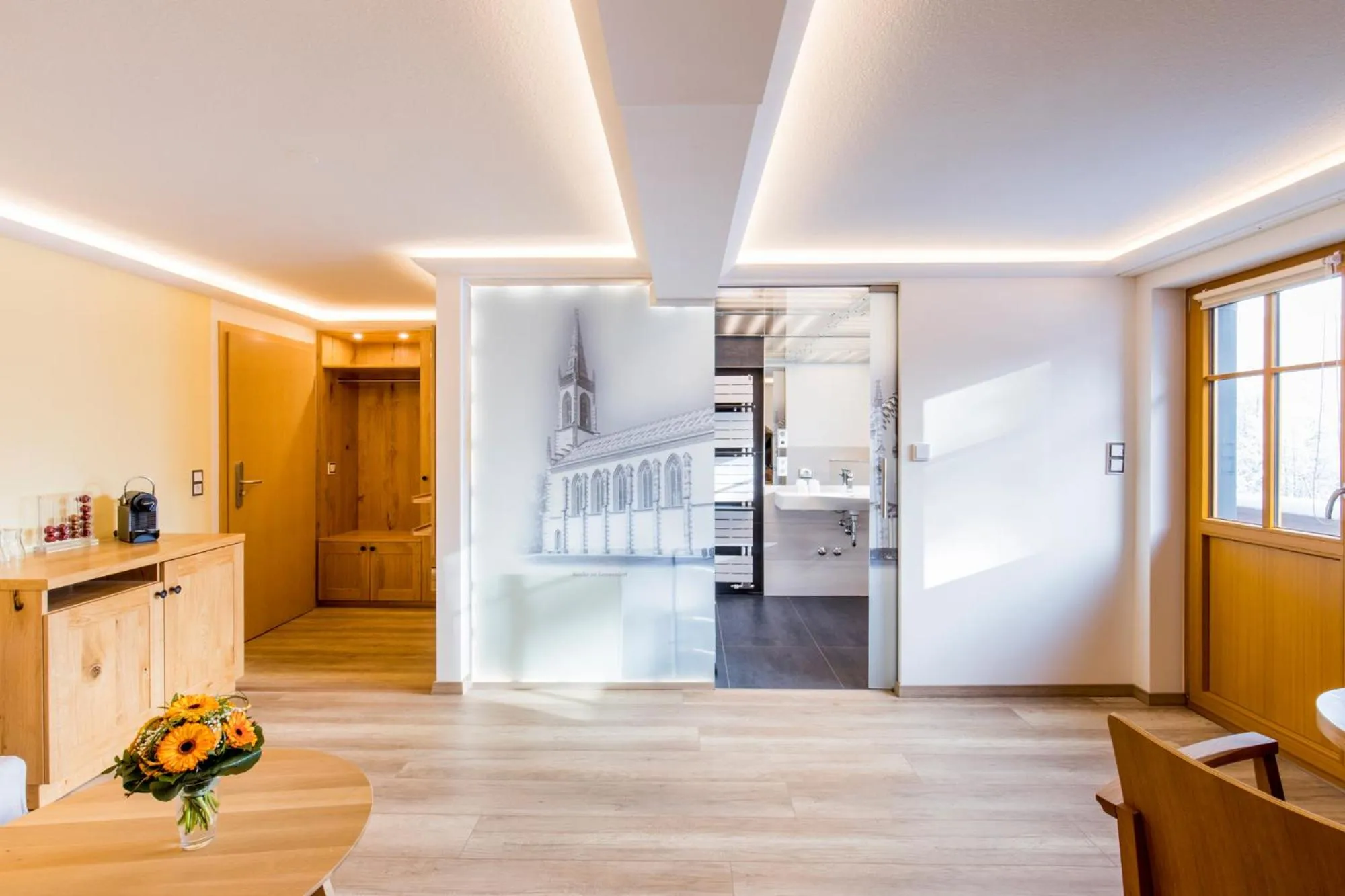 Living room in Rübezahlbaude