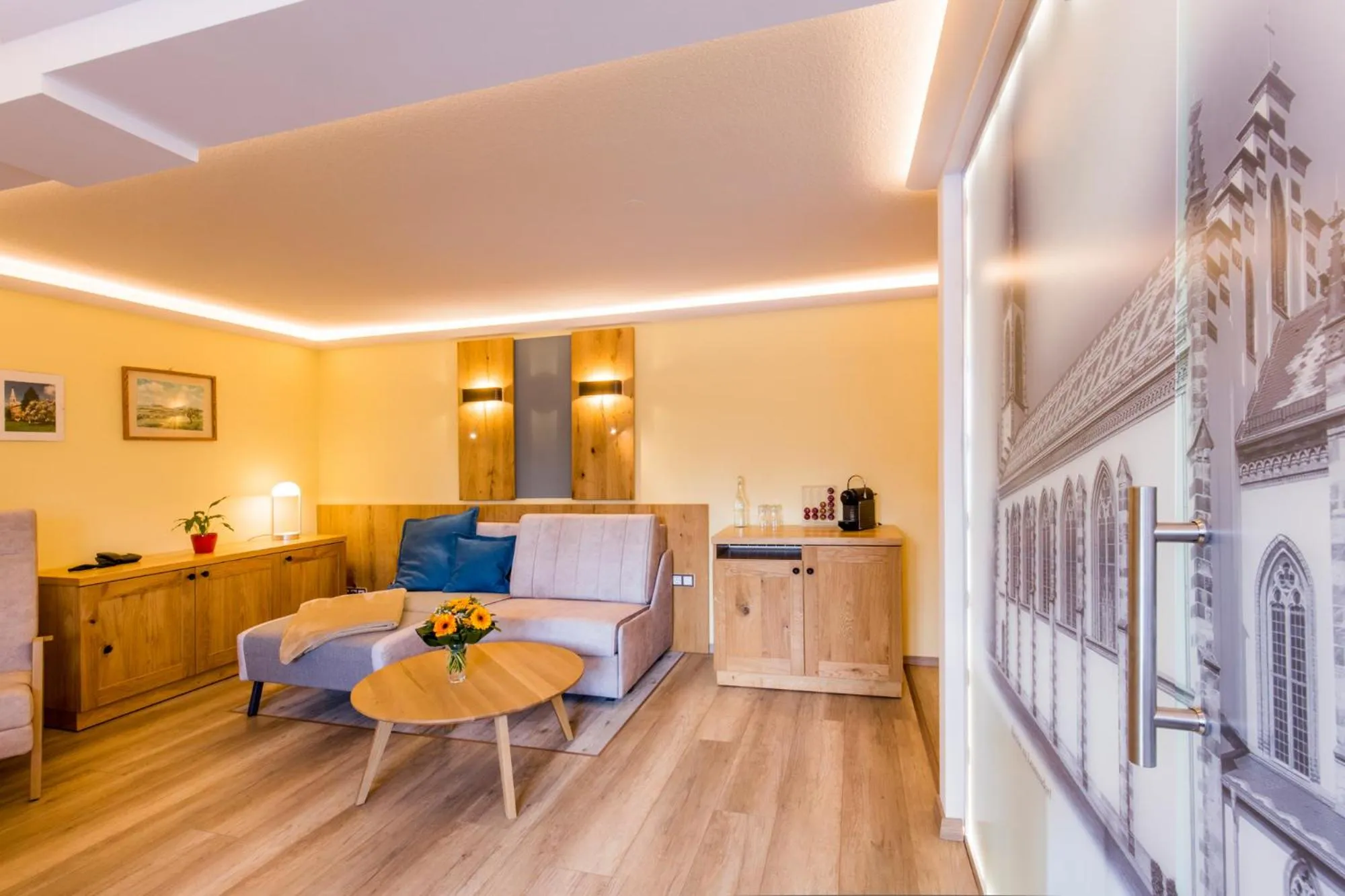 Seating area in Rübezahlbaude