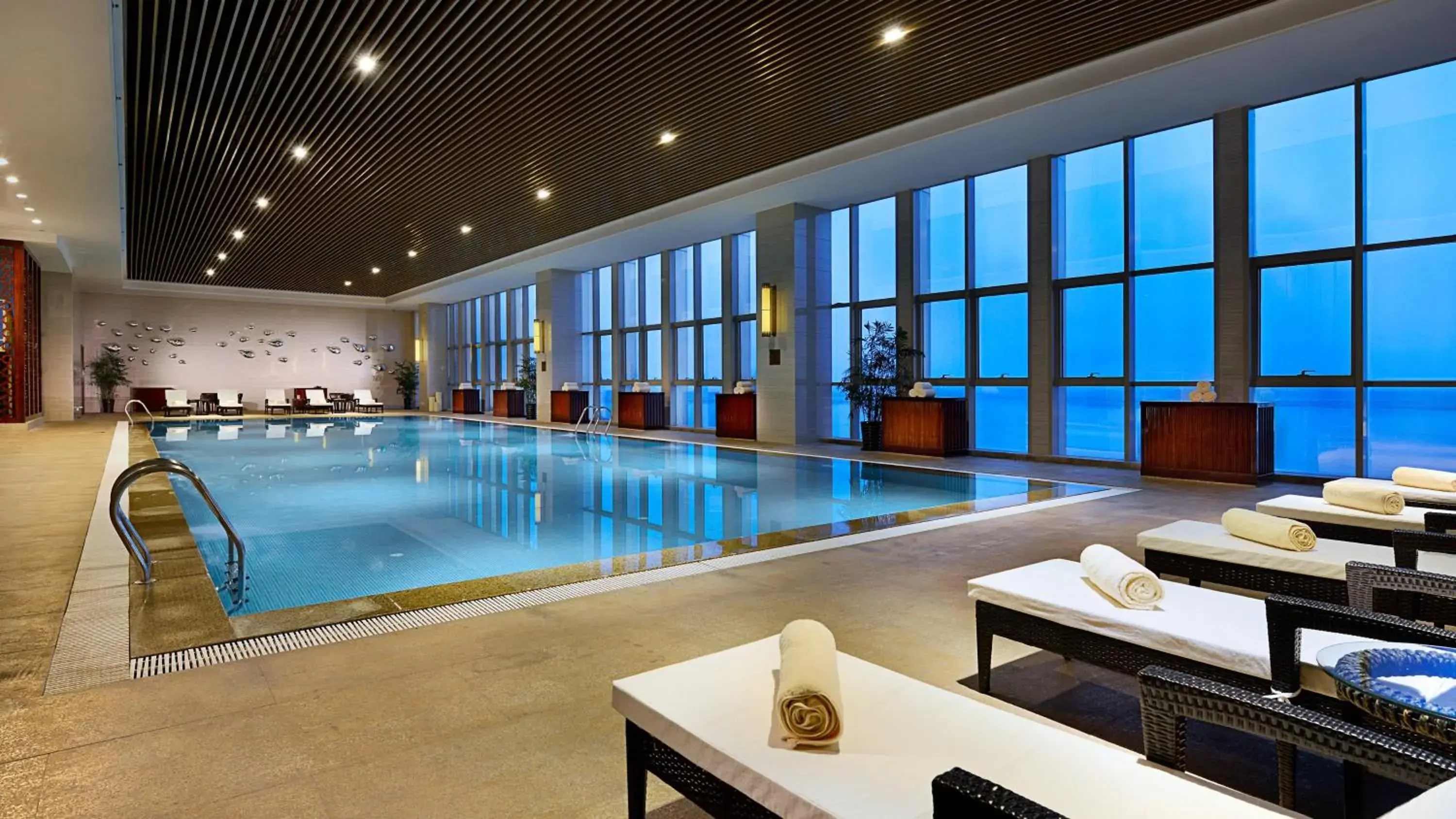 Pool view in Crowne Plaza Zhenjiang by IHG Pool view in Crowne Plaza Zhenjiang by IHG