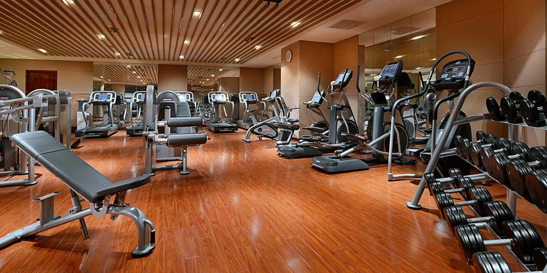 Fitness centre/facilities in Crowne Plaza Zhenjiang by IHG