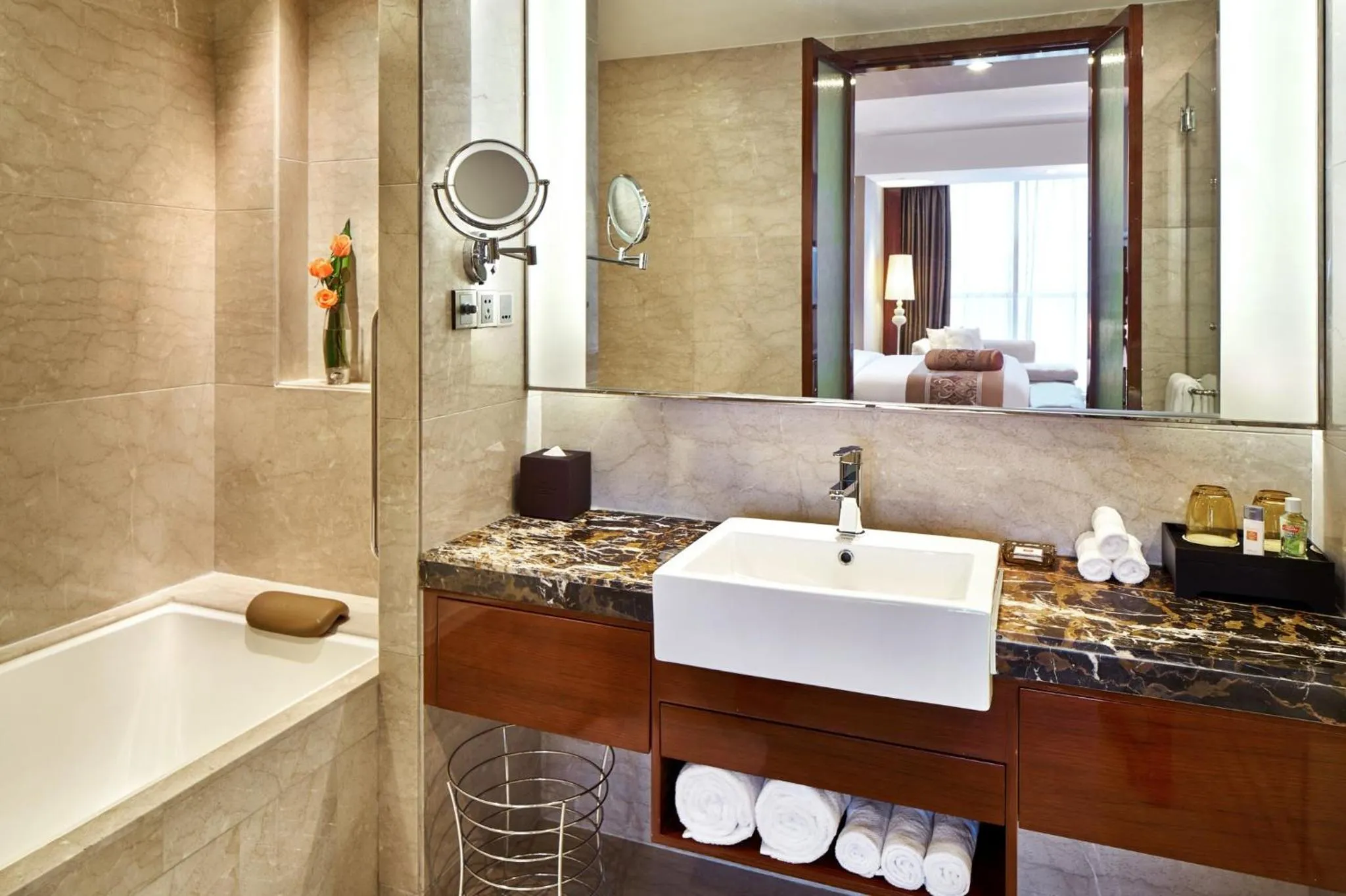 Bathroom in Crowne Plaza Zhenjiang by IHG