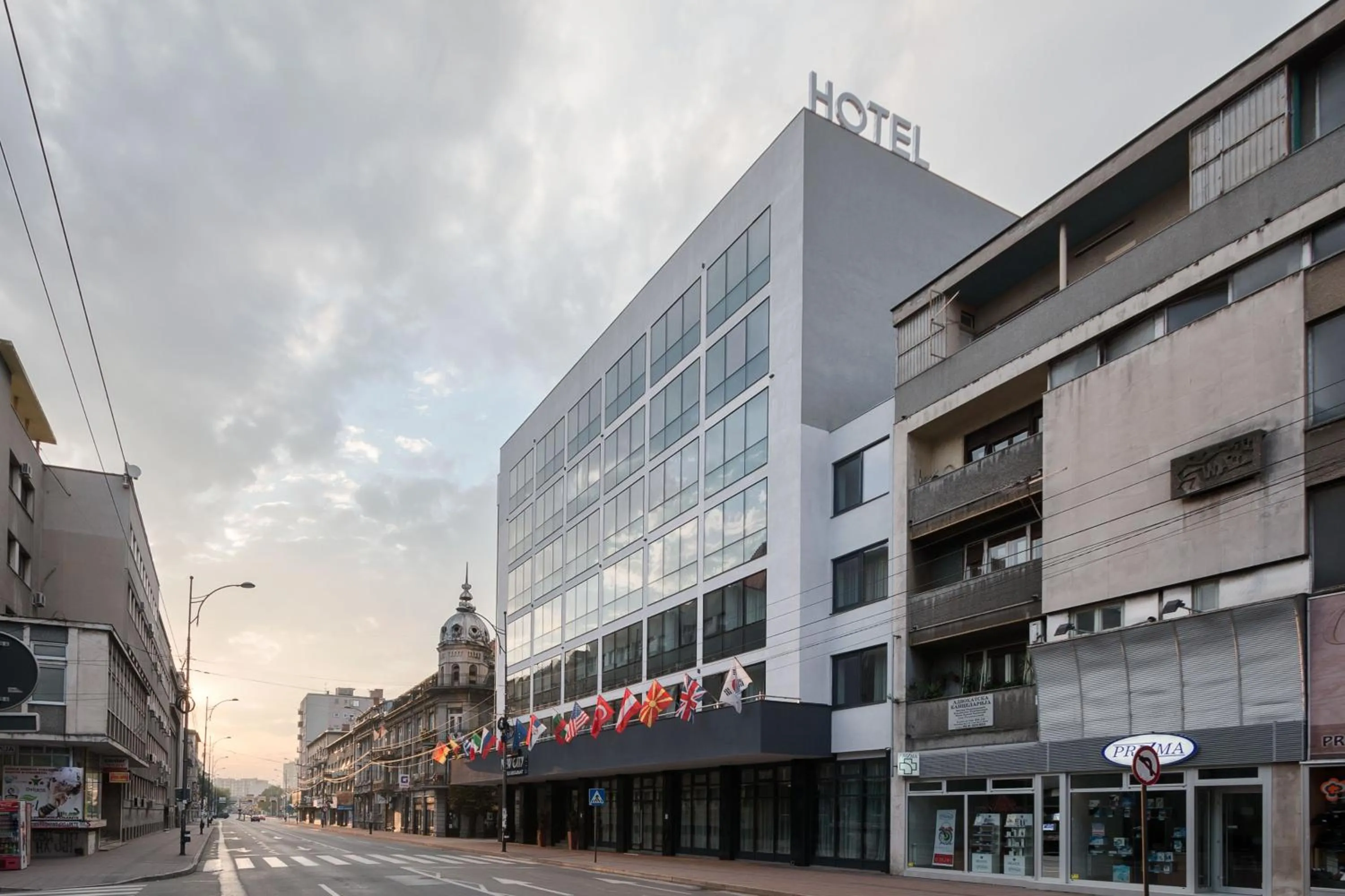 Property building in New City Hotel & Restaurant Niš