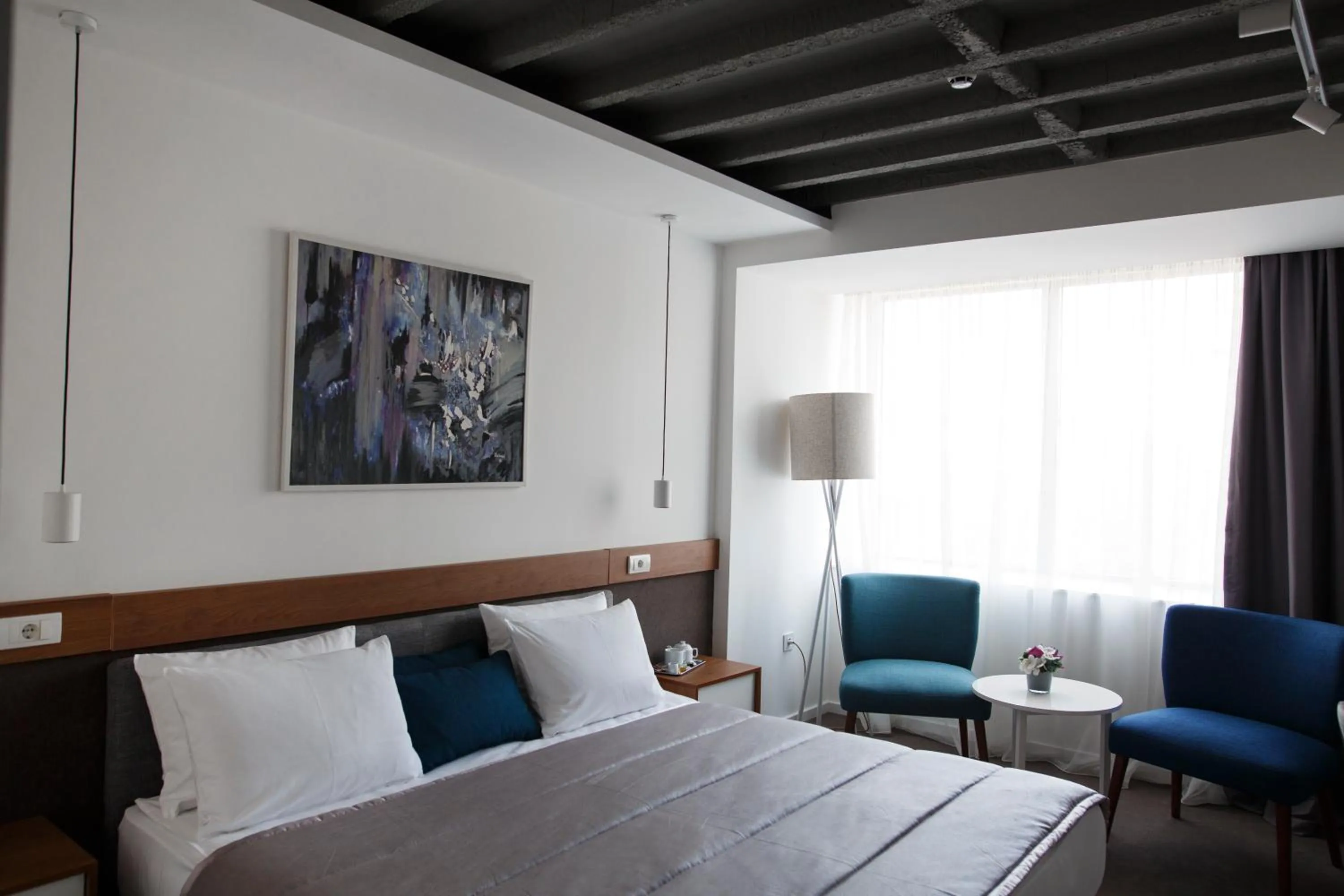 Bed in New City Hotel & Restaurant Niš