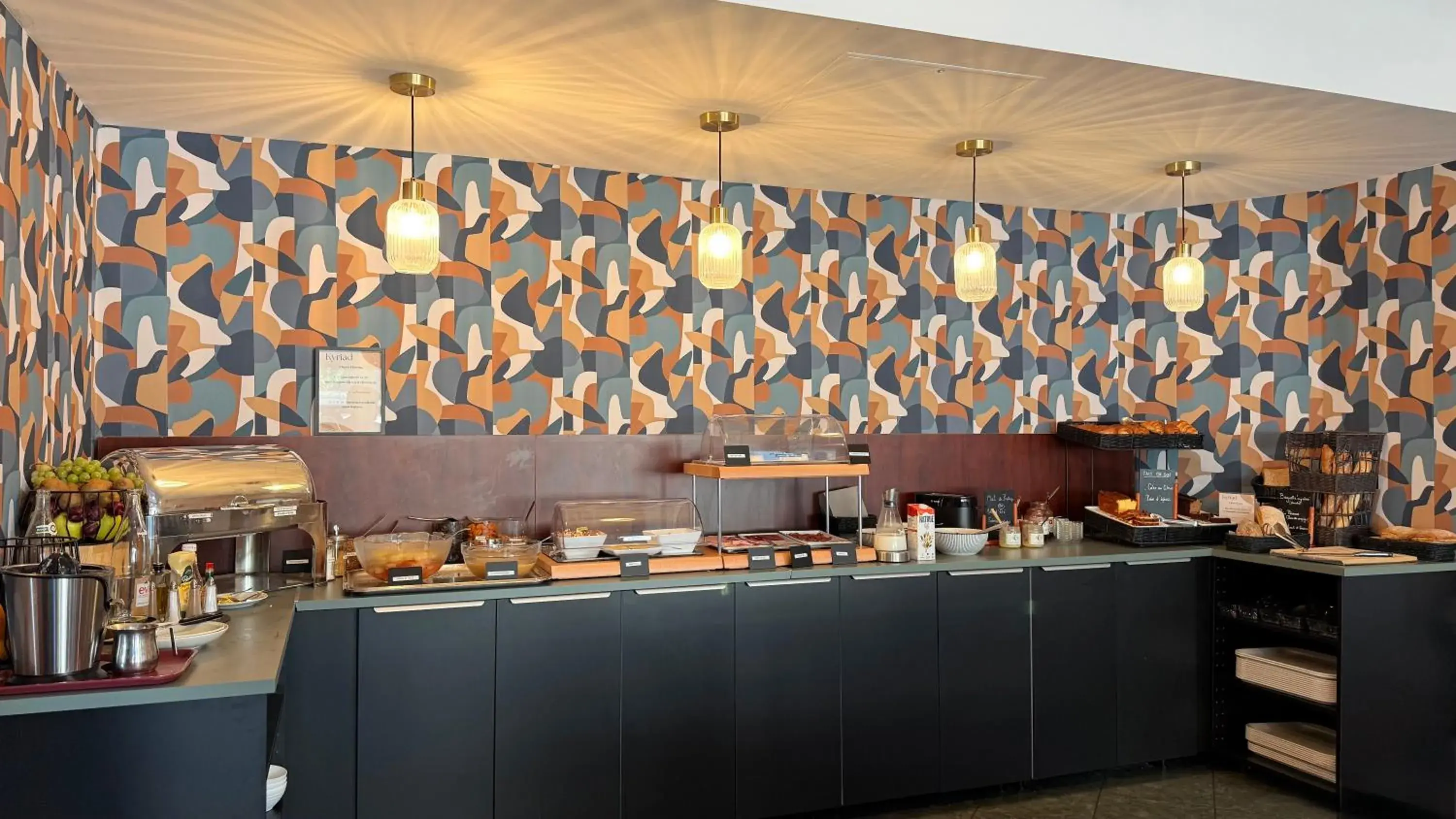 Breakfast in Kyriad Hotel Dijon Gare Breakfast in Kyriad Hotel Dijon Gare