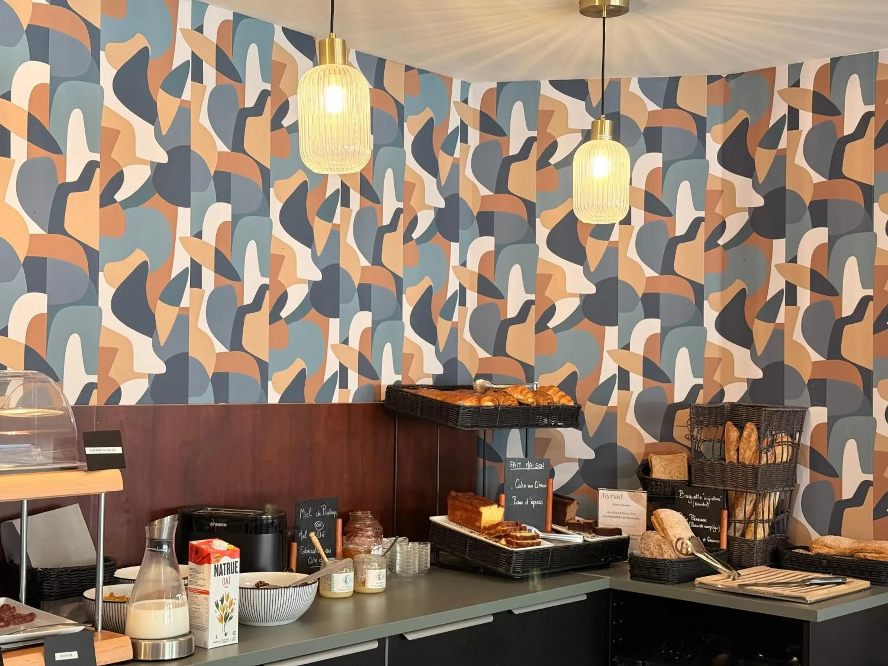 Breakfast in Kyriad Hotel Dijon Gare Breakfast in Kyriad Hotel Dijon Gare