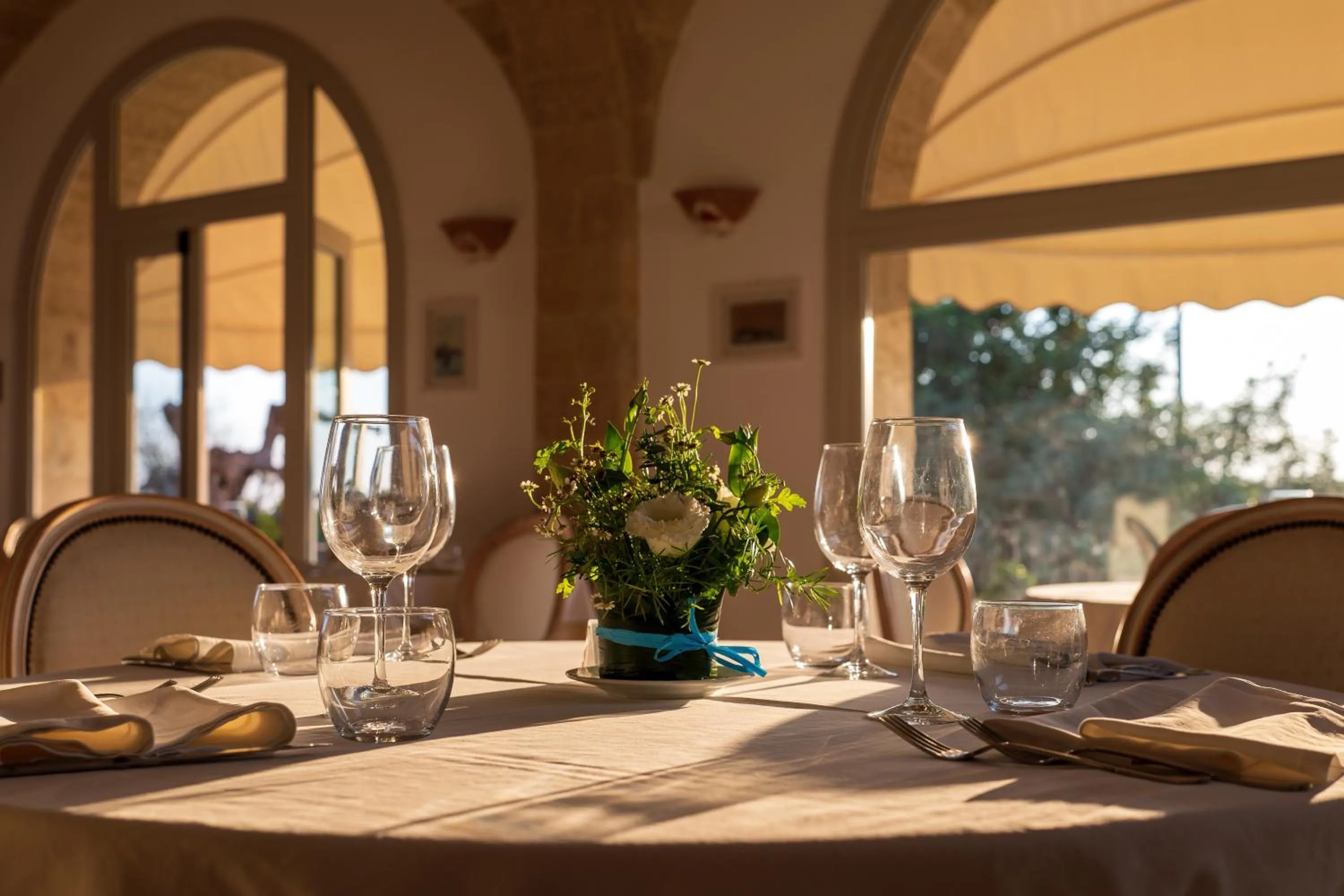 Decorative detail in Masseria Ruri Pulcra