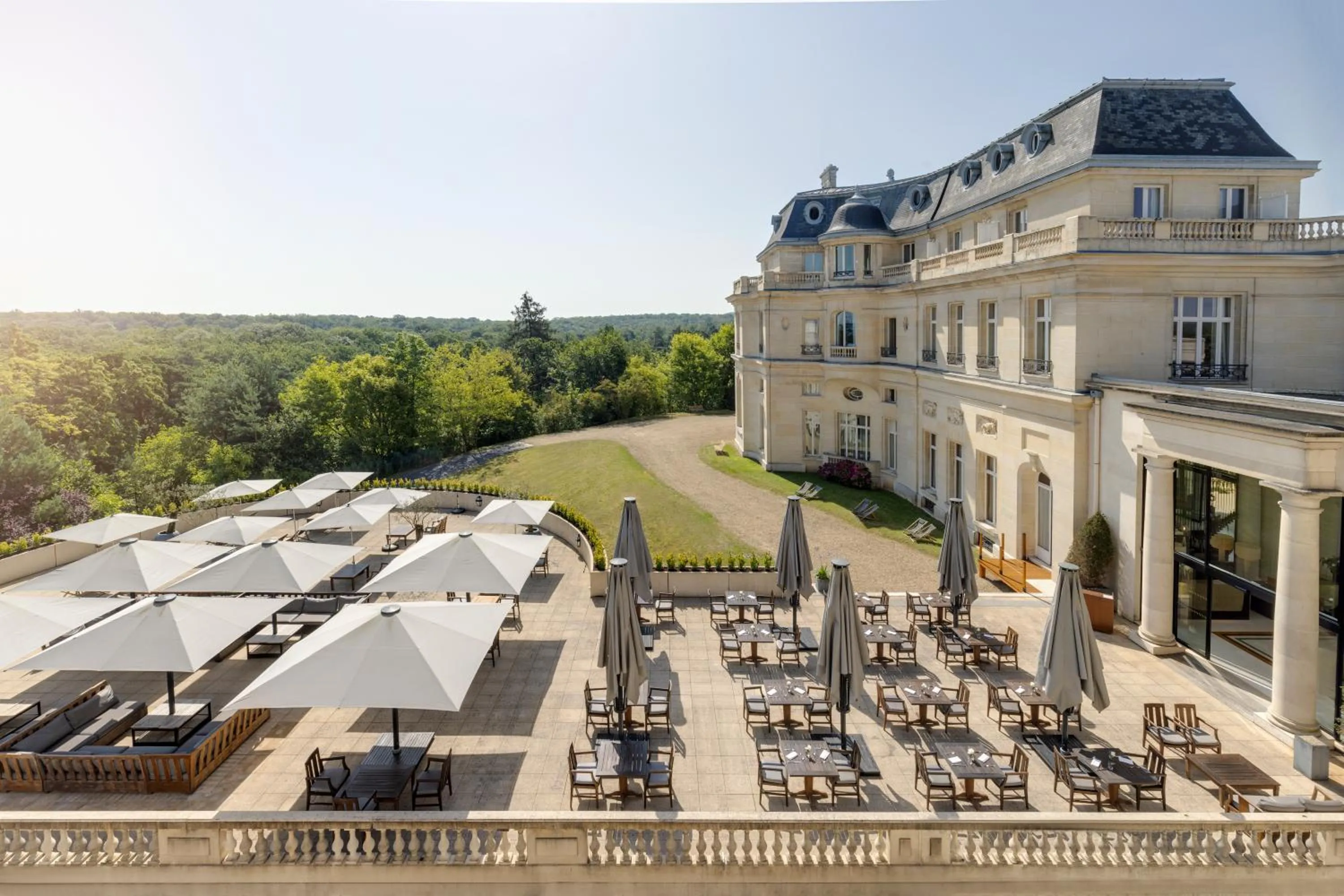 Patio in InterContinental Hotels Chantilly Chateau Mont Royal by IHG
