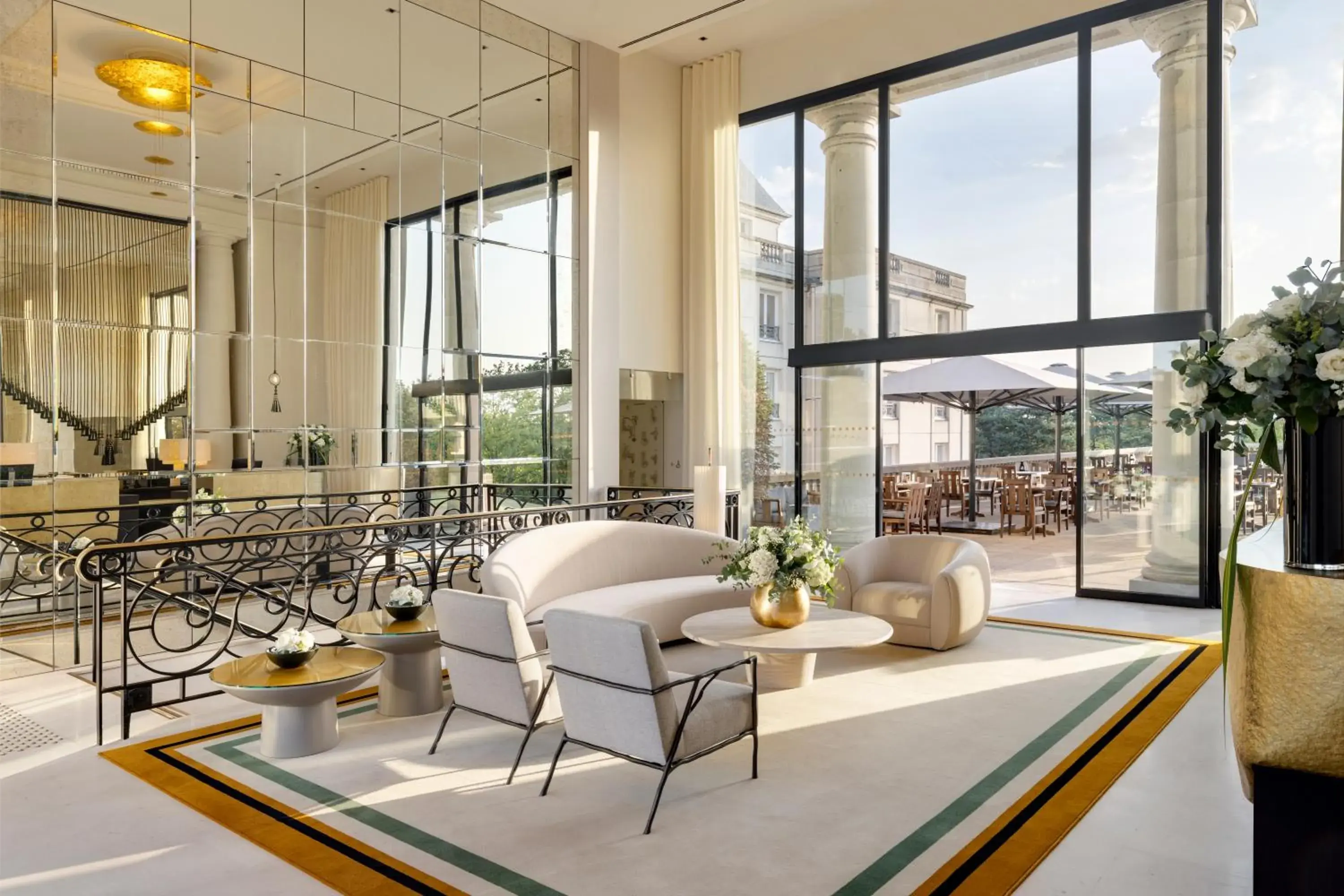 Lobby or reception in InterContinental Hotels Chantilly Chateau Mont Royal by IHG Lobby or reception in InterContinental Hotels Chantilly Chateau Mont Royal by IHG