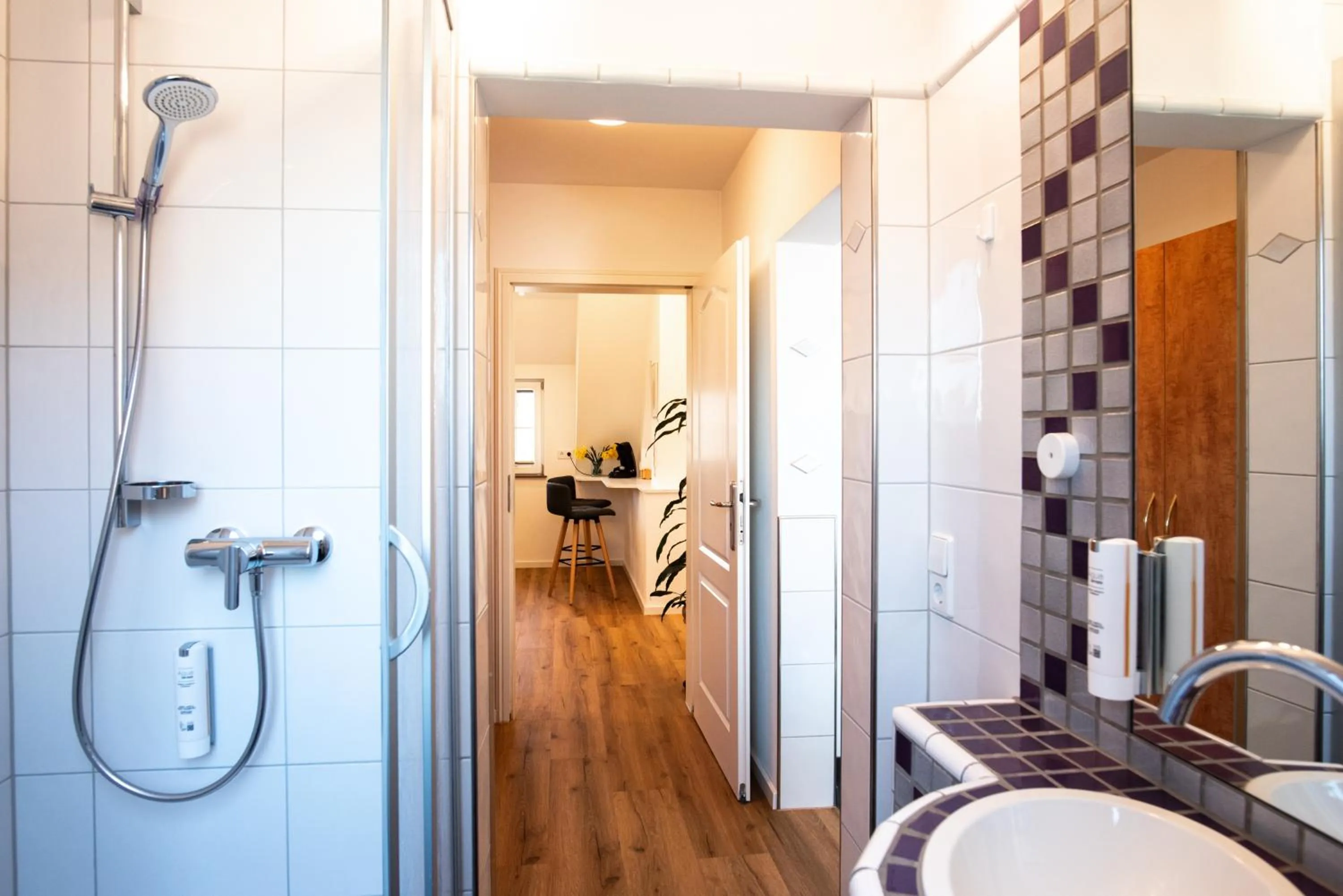 Bathroom in Insel-Hof Reichenau Hotel-garni