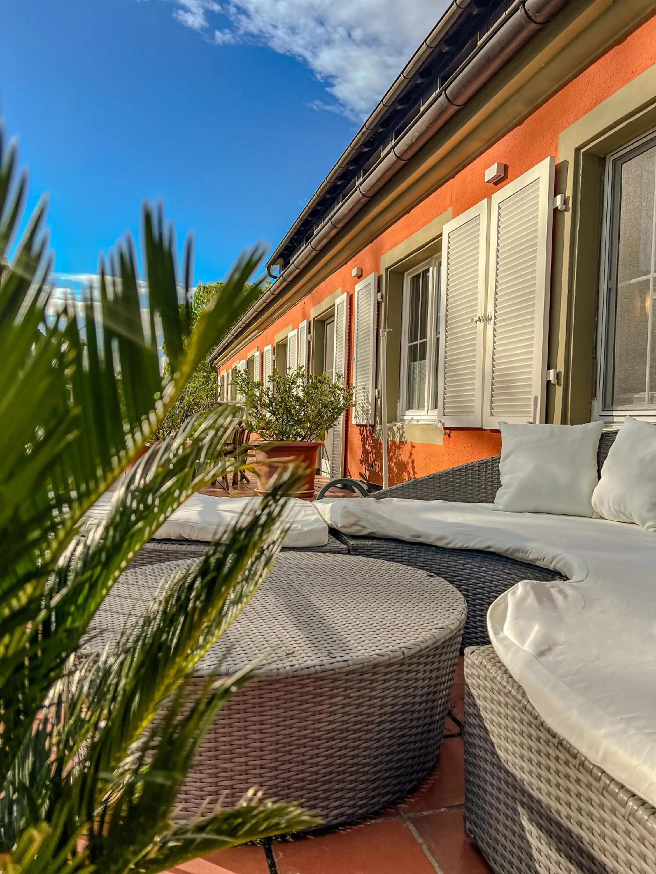Balcony/Terrace in Insel-Hof Reichenau Hotel-garni