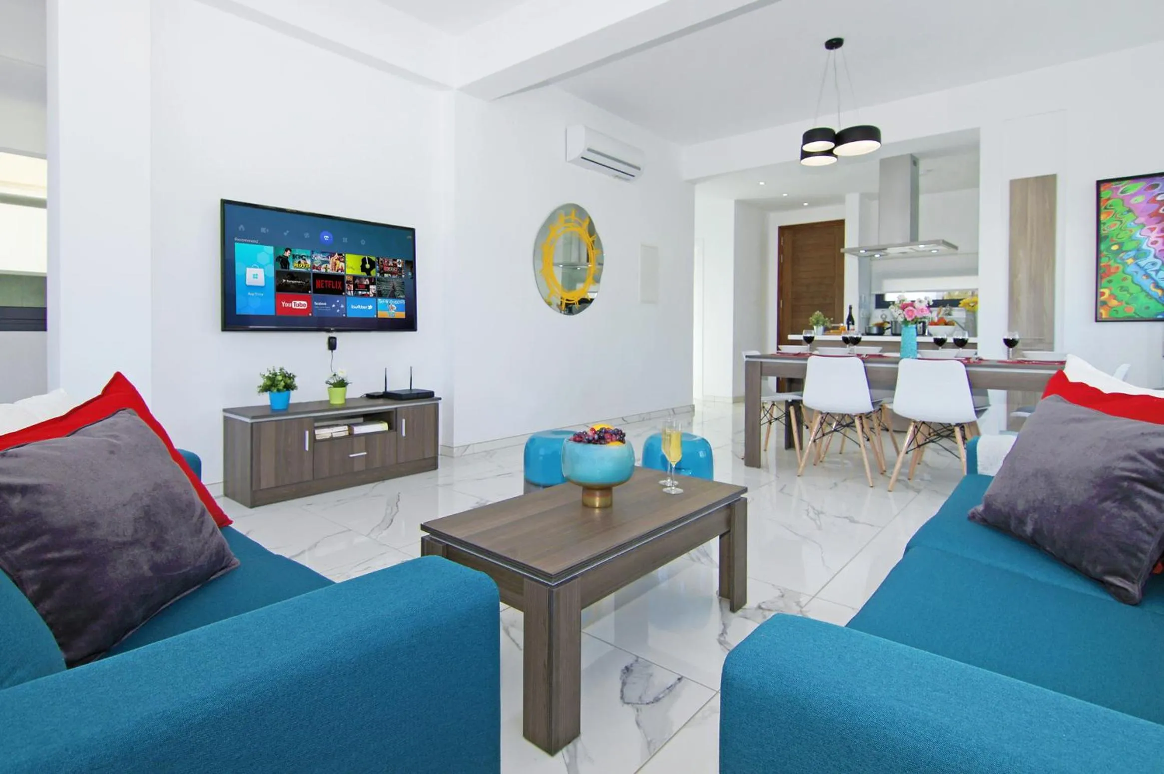 Living room in Villa Melody