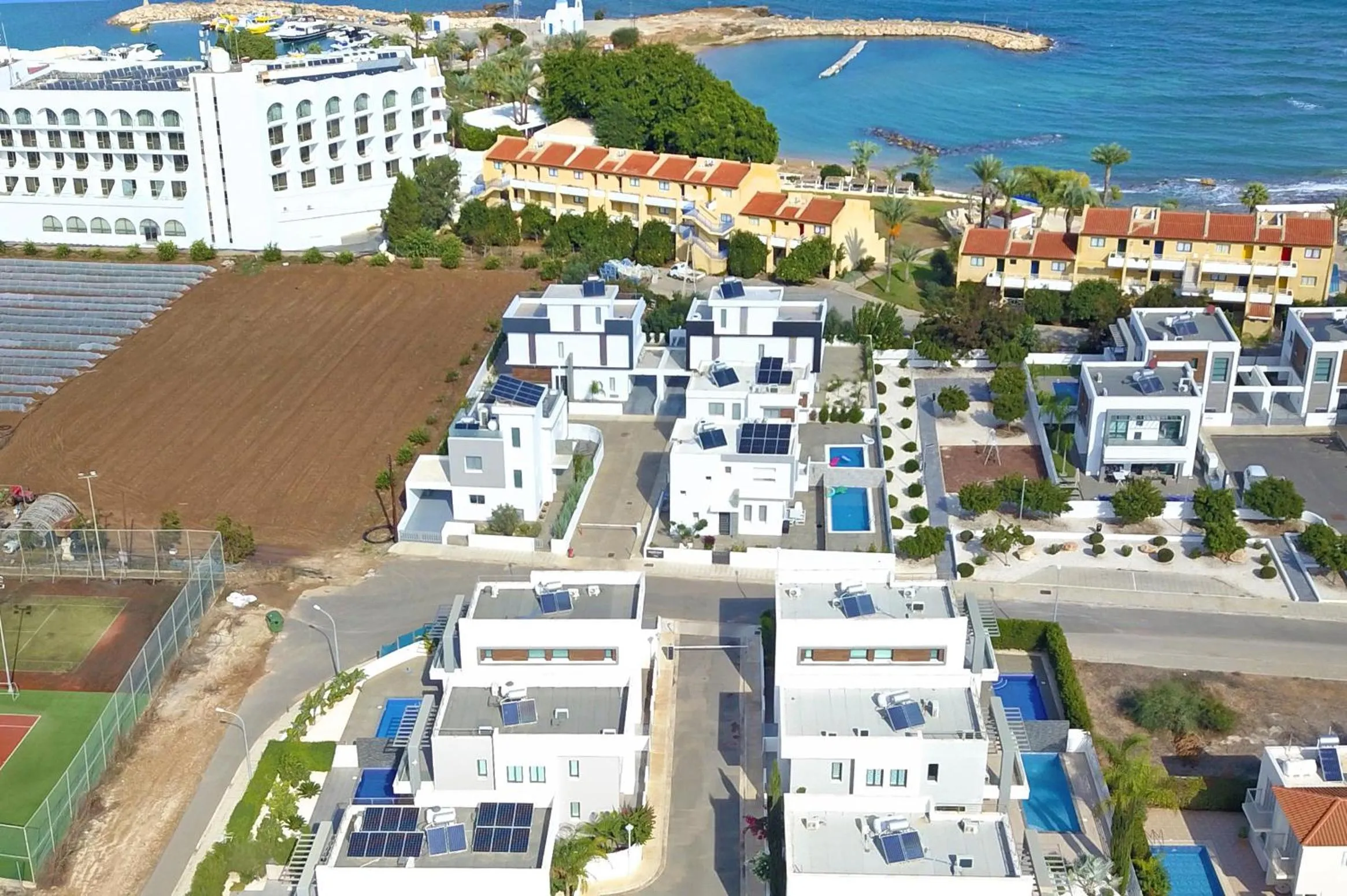 Bird's eye view in Villa Melody