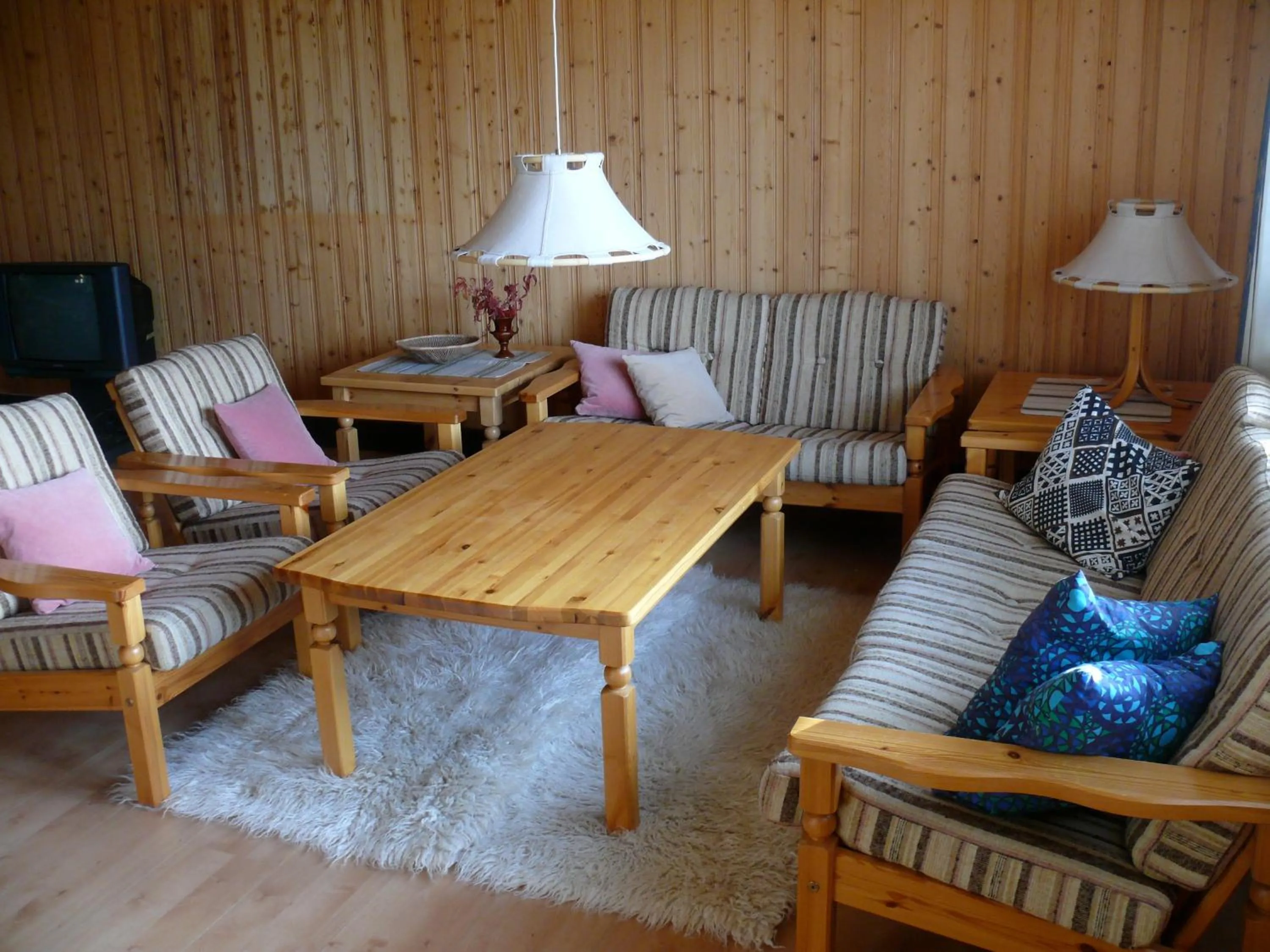 Seating area in Stora Björnstugan